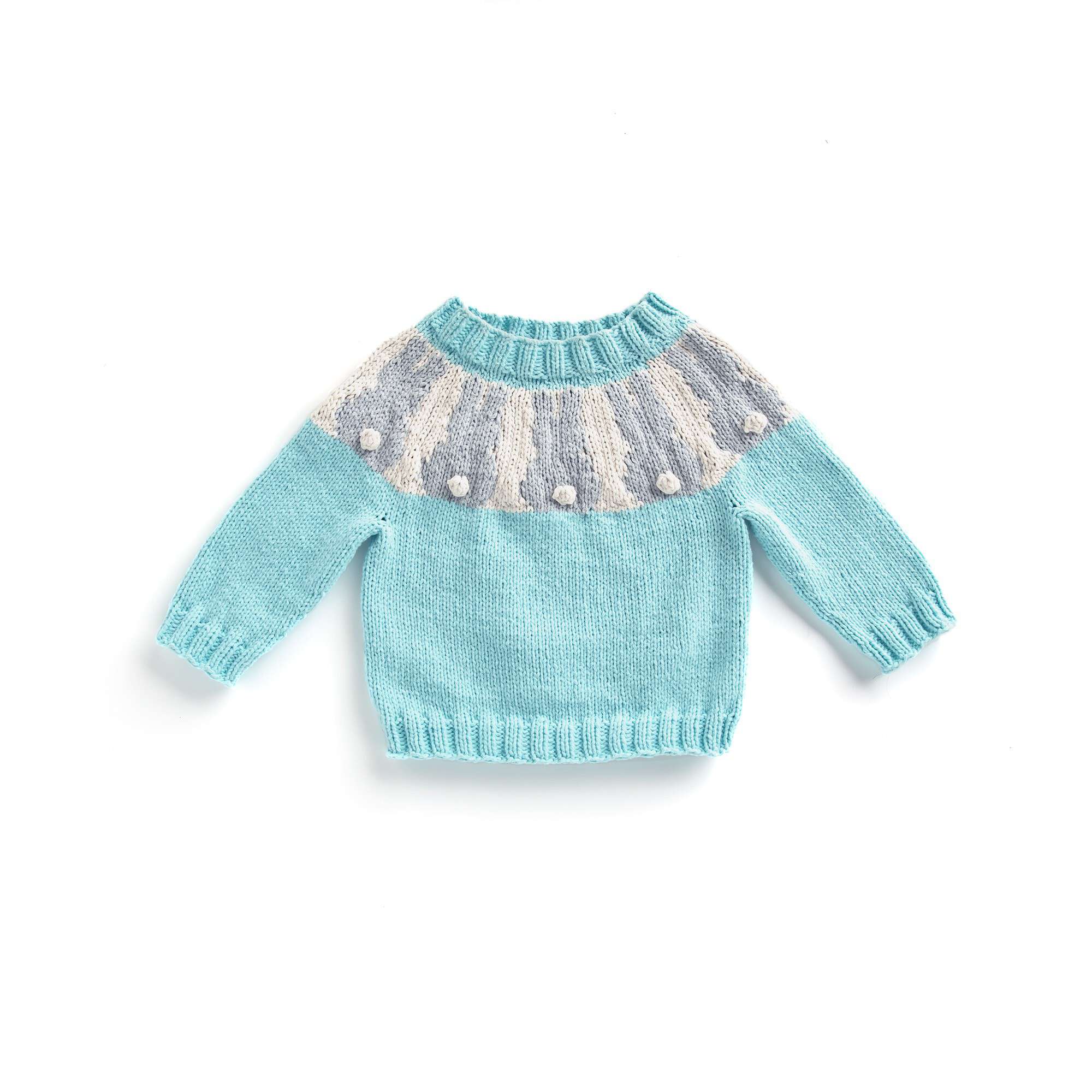 Bernat Bunny Yoke Knit Sweater