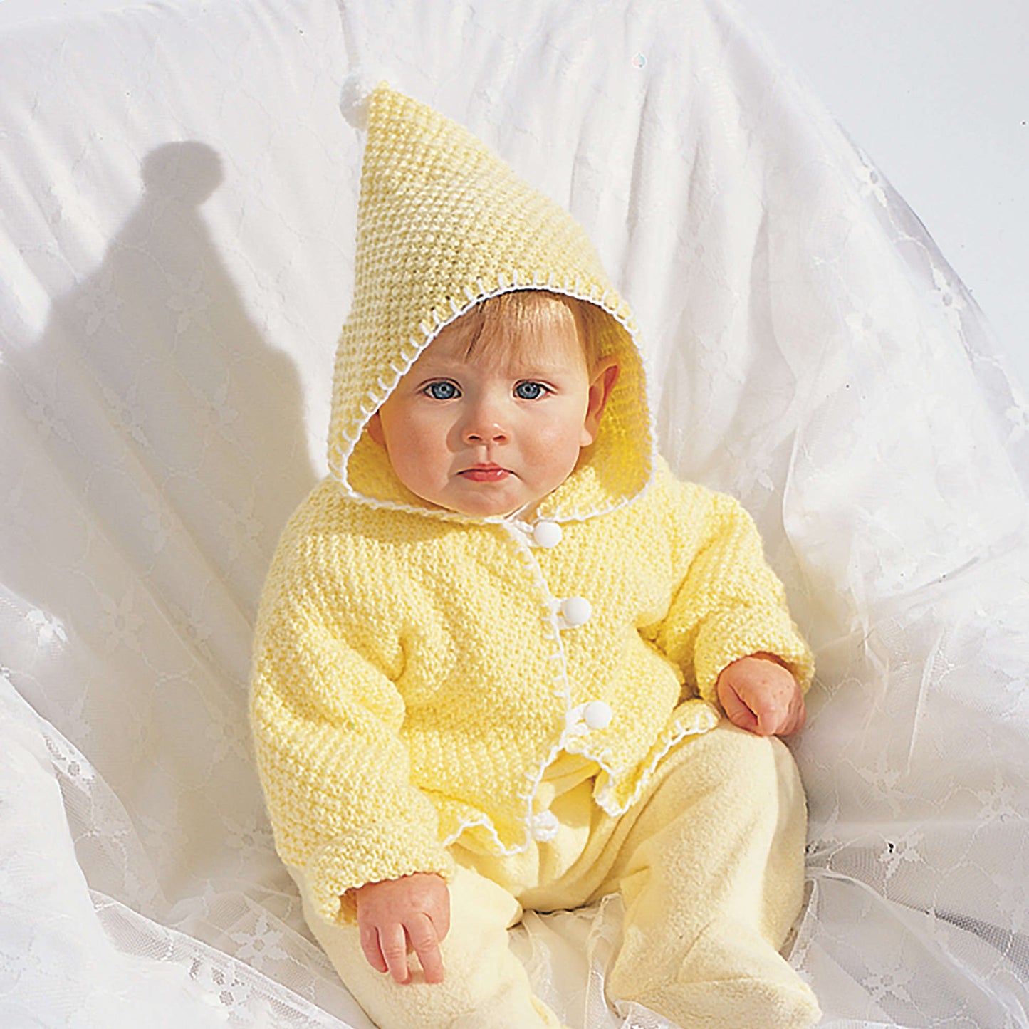 Bernat Knit Hooded Baby Jacket (Digital Download)