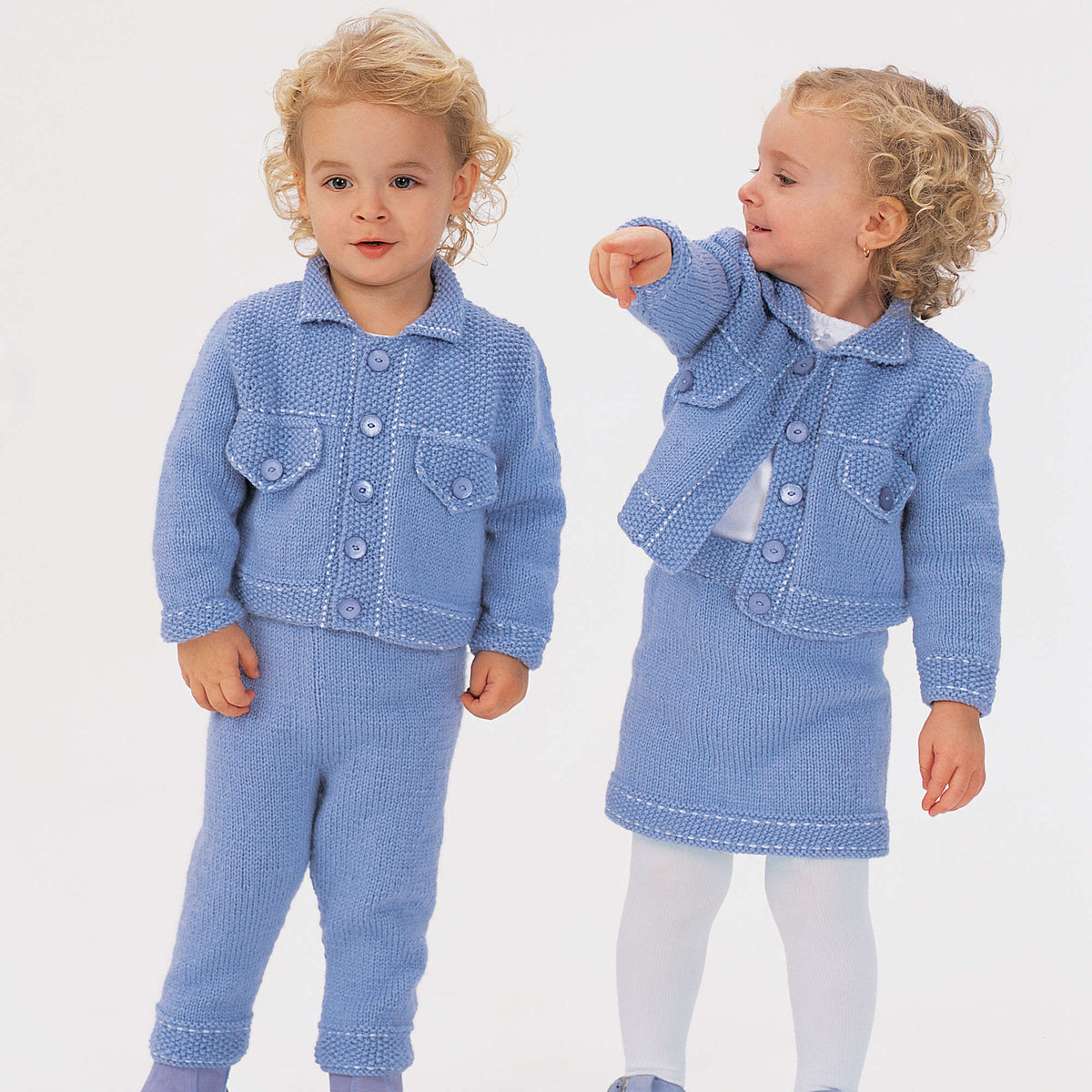 Bernat Knit Jean Jacket Sets (Digital Download)