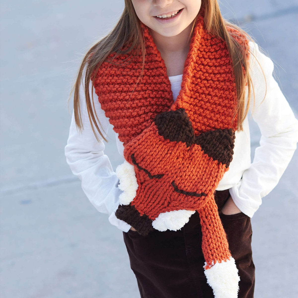 Bernat Knit Like a Fox! Scarf (Digital Download)