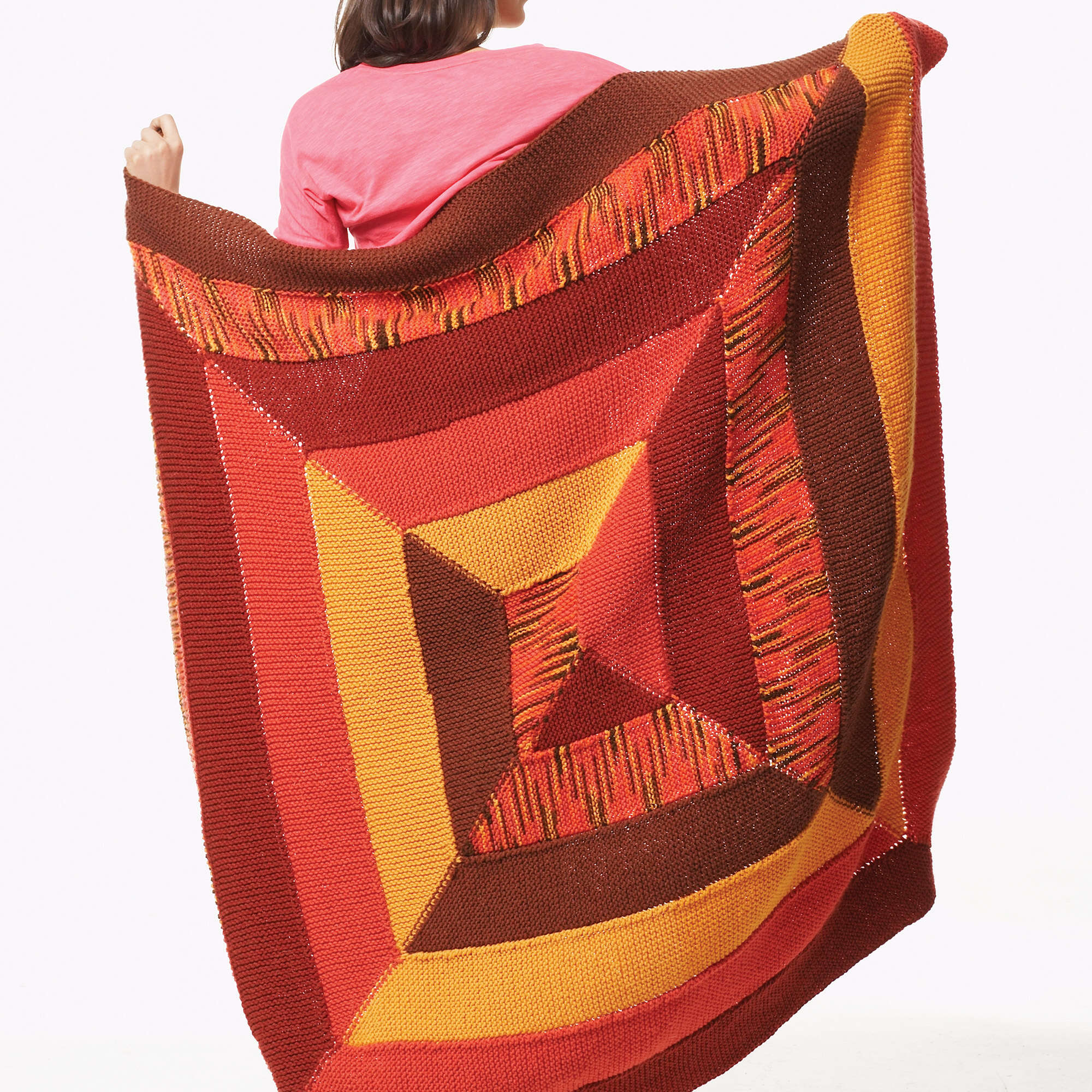 Bernat Pinwheel Knit Blanket (Digital Download)