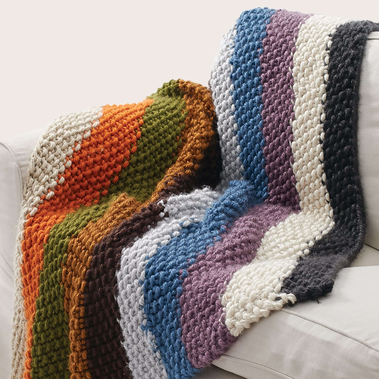 Bernat Seed Stitch Knit Blanket (Digital Download)