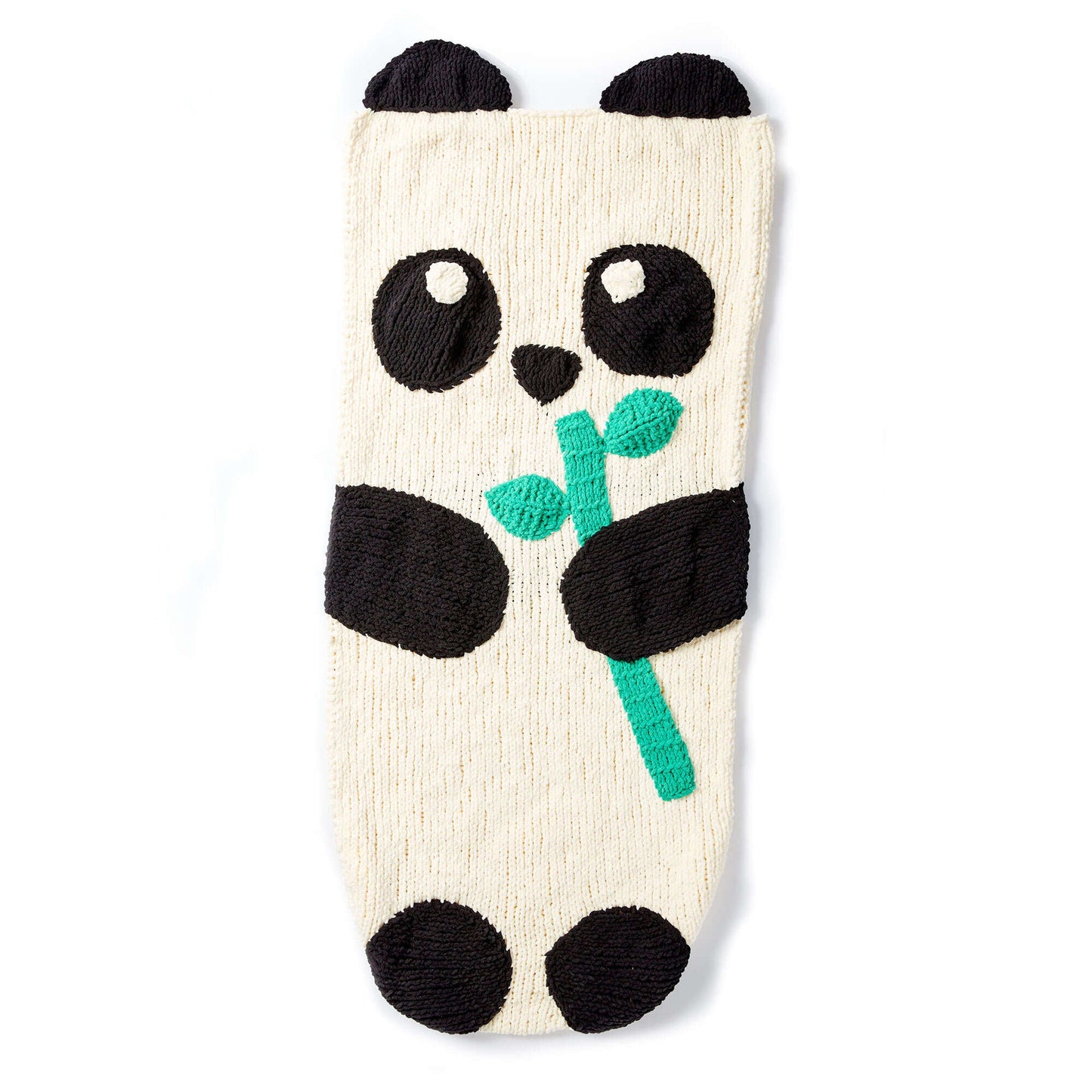 Bernat Knit Panda Bear Snuggle Sack (Digital Download)