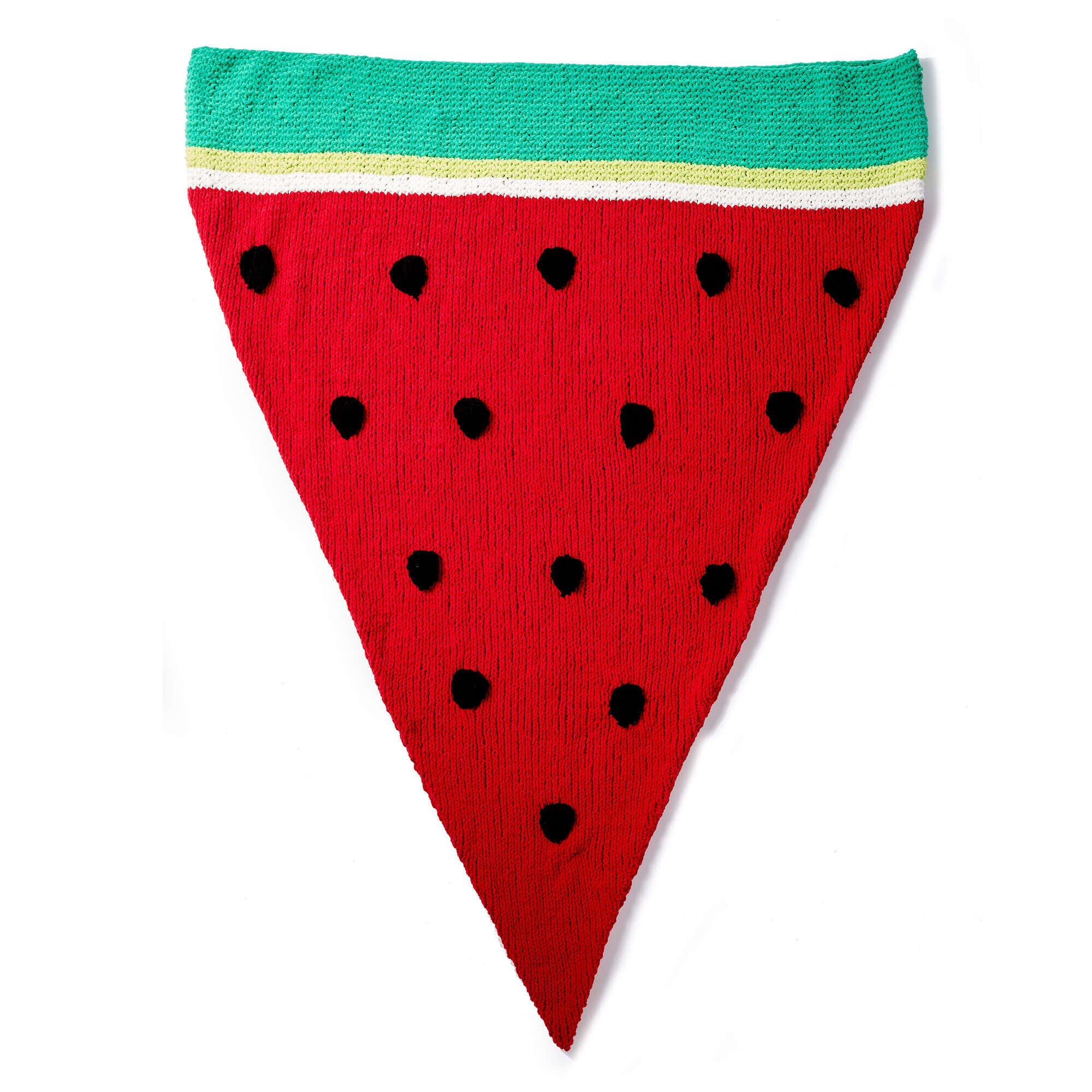 Bernat Watermelon Wedge Knit Snuggle Sack (Digital Download)