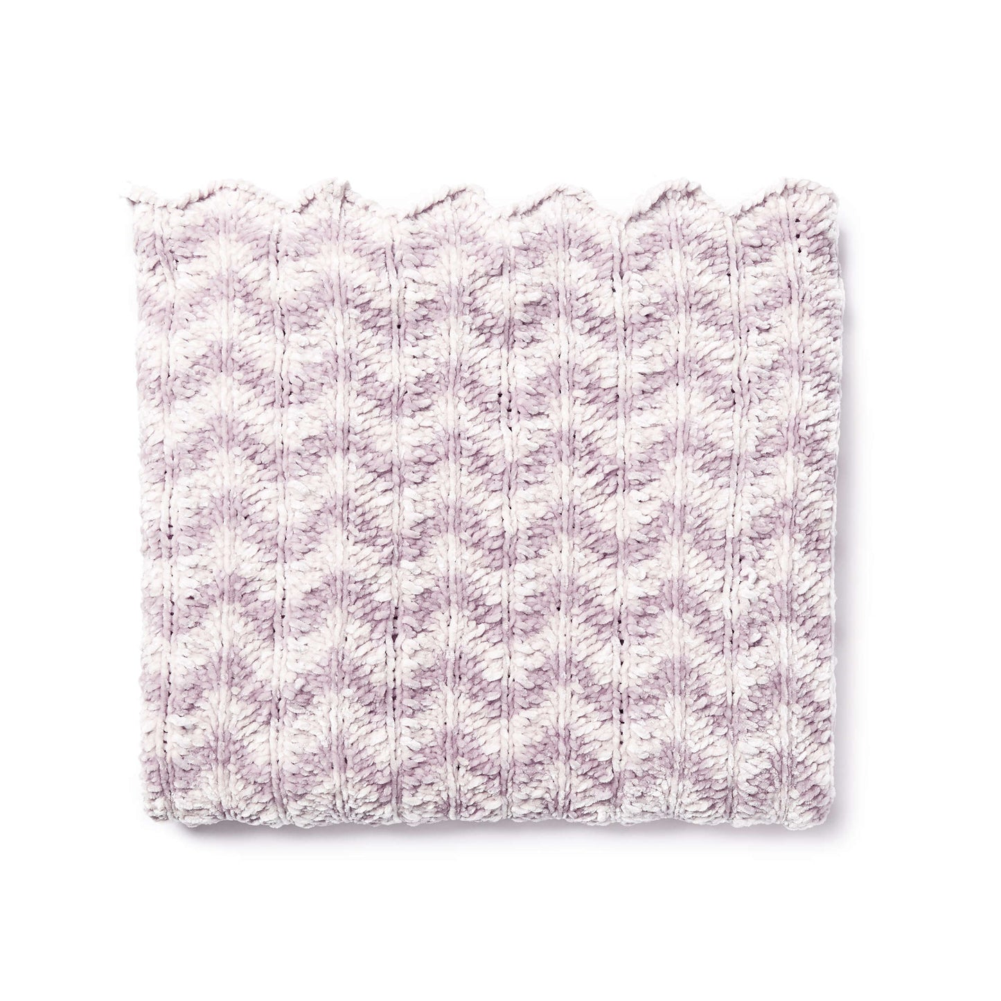 Bernat Chevron Knit Afghan (Digital Download)