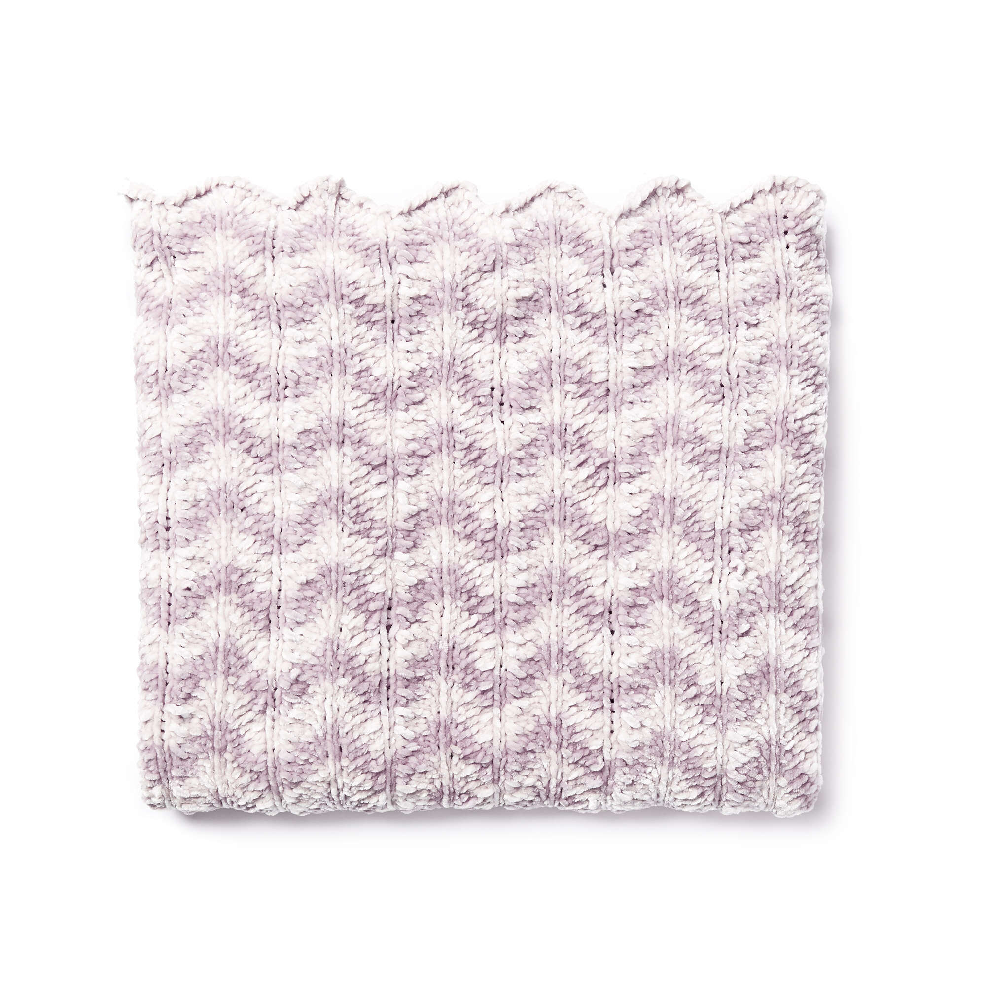 Bernat Chevron Knit Afghan (Digital Download)