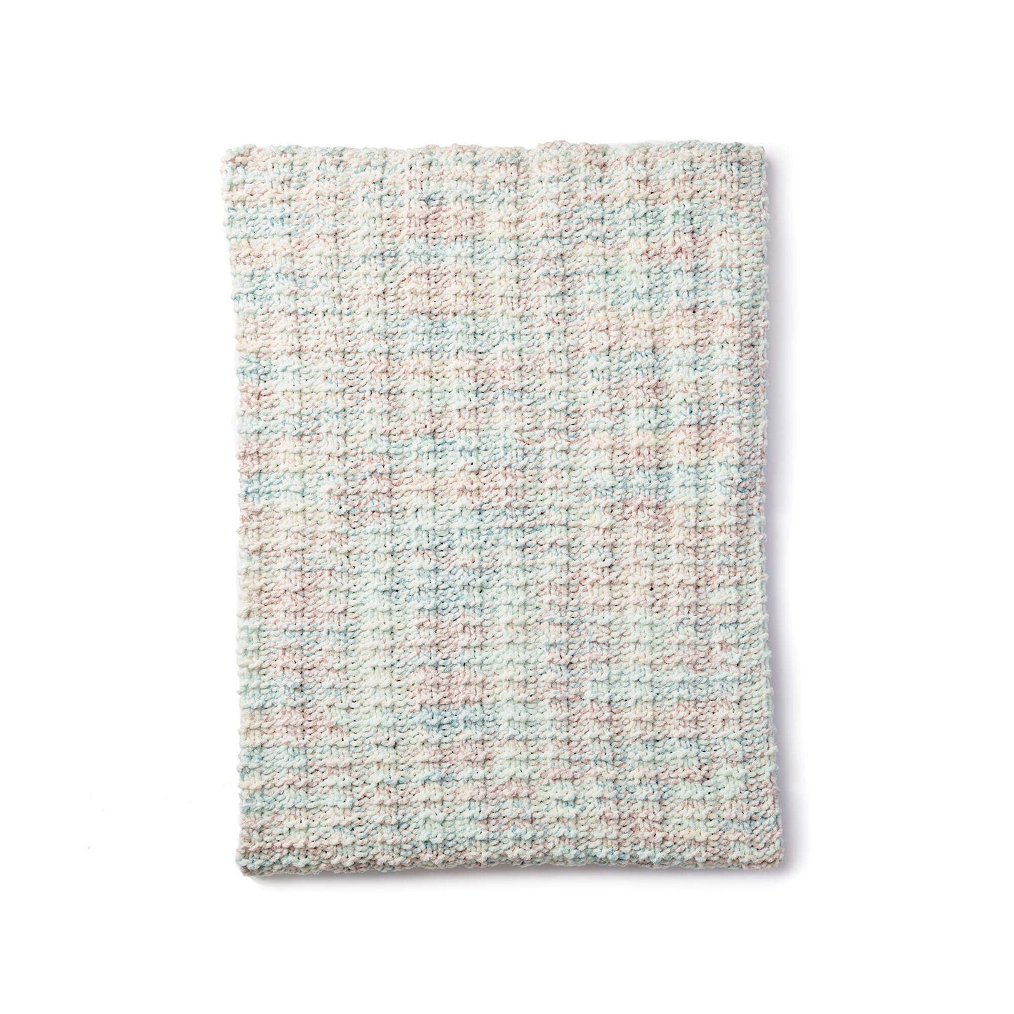 Bernat Waffle Stitch Twist Knit Throw (Digital Download)