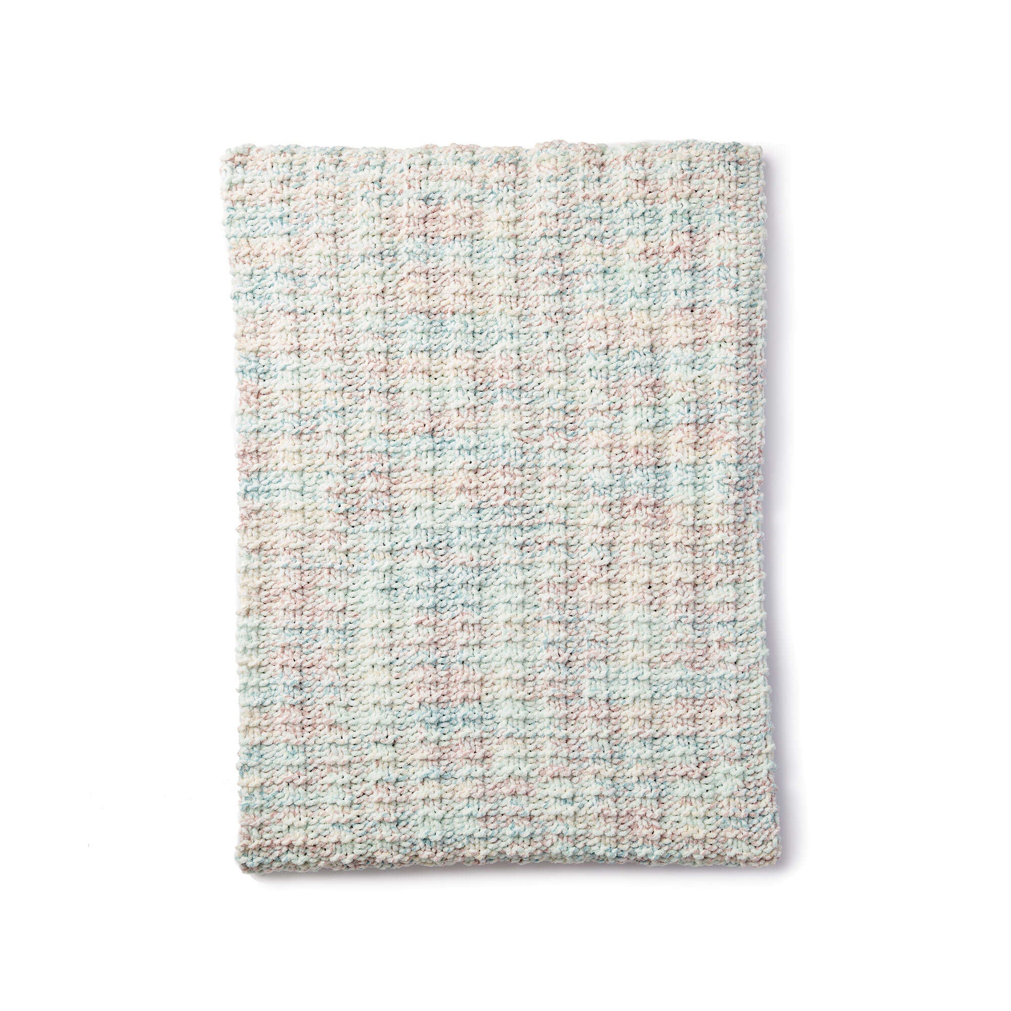 Bernat Waffle Stitch Twist Knit Throw (Digital Download)