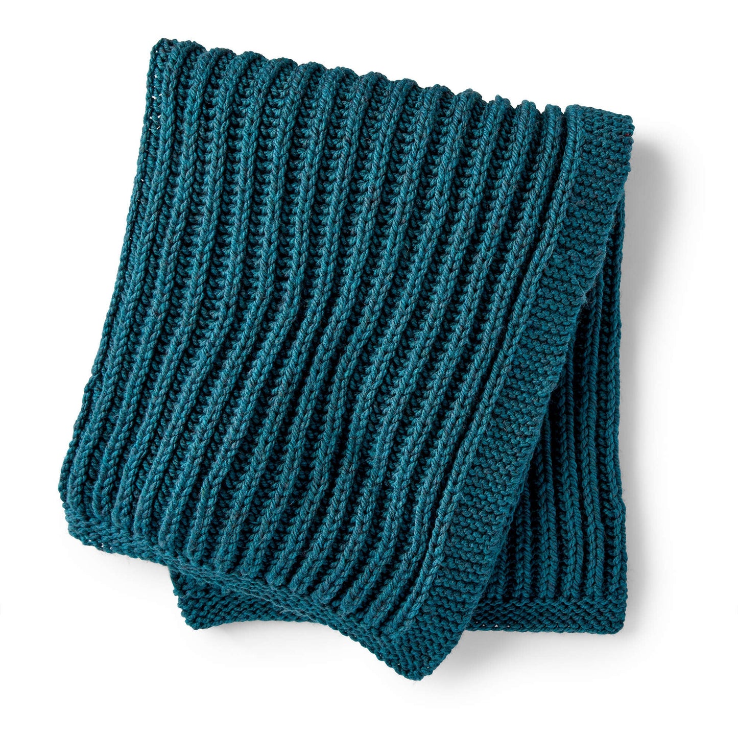 Bernat Squishy Fisherman's Rib Knit Blanket (Digital Download)