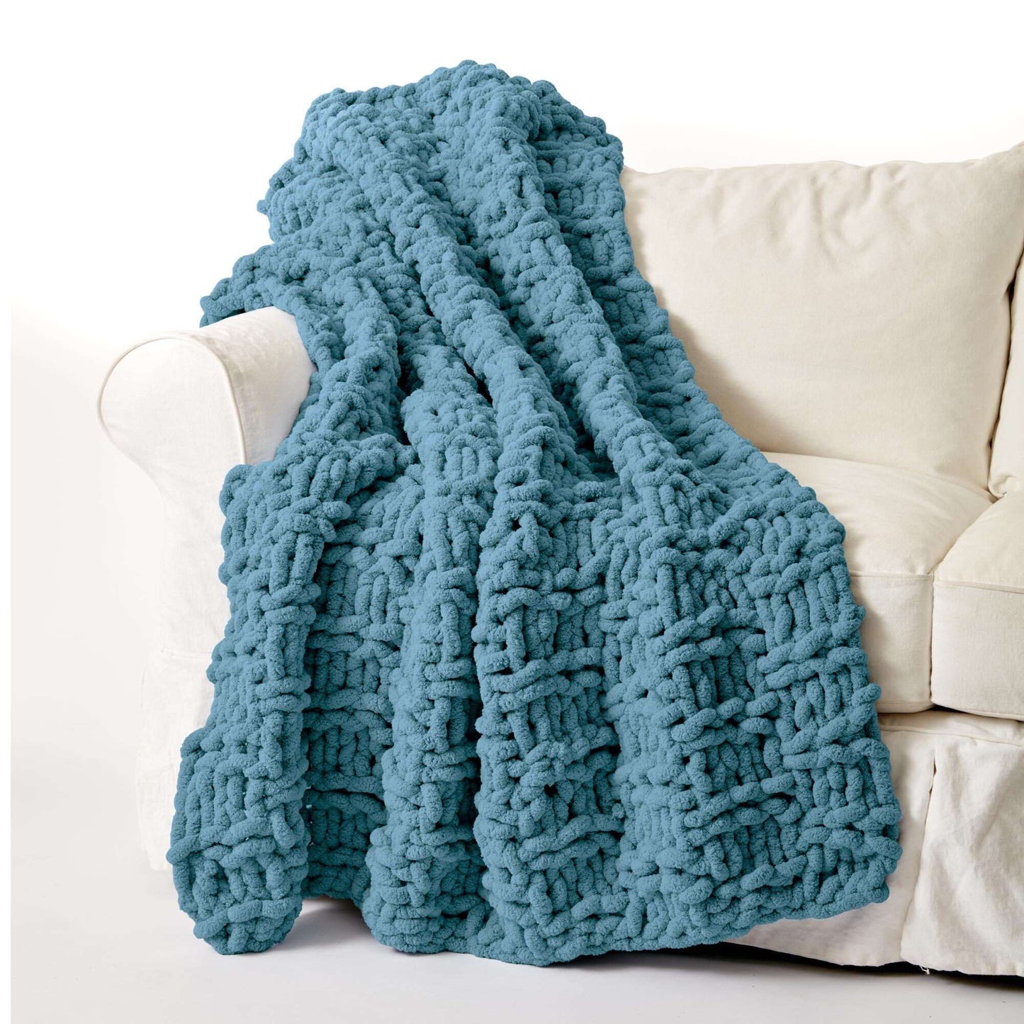 Bernat Big Basketweave Blanket (Digital Download)