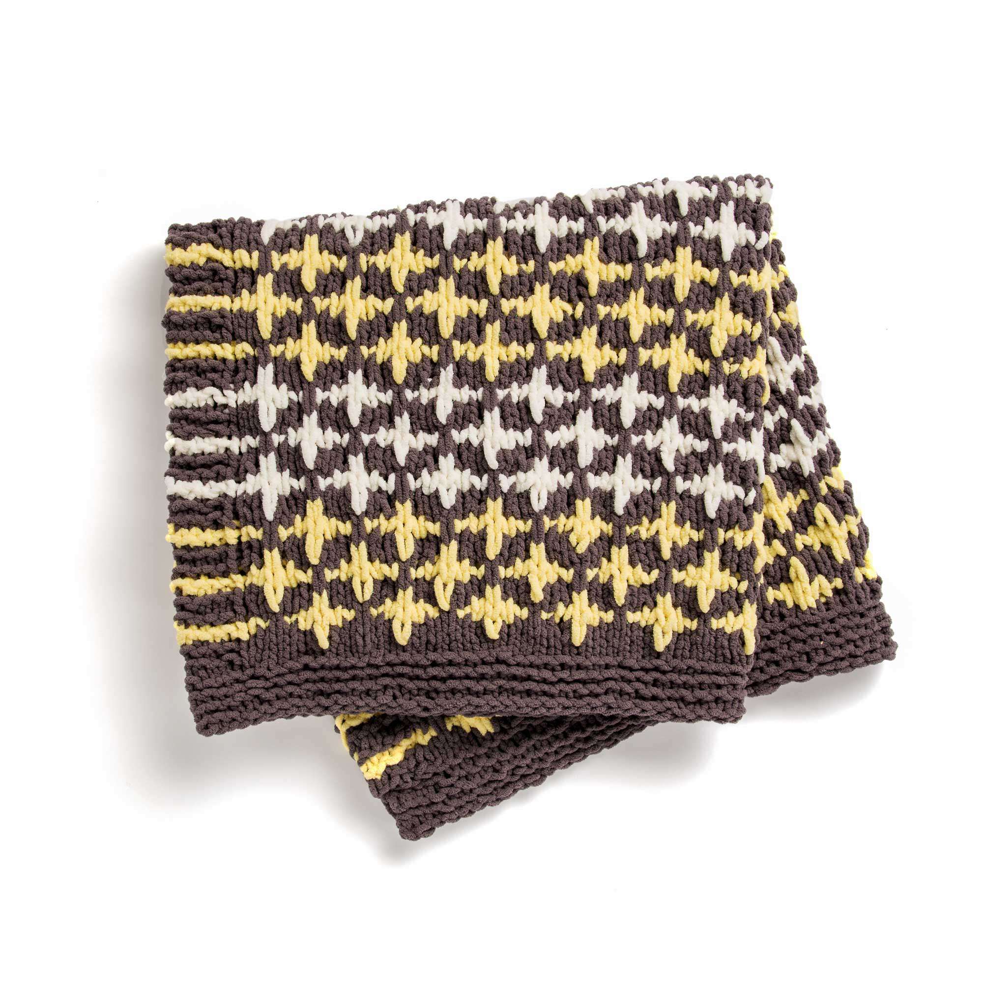 Bernat Starry Night Knit Baby Blanket (Digital Download)