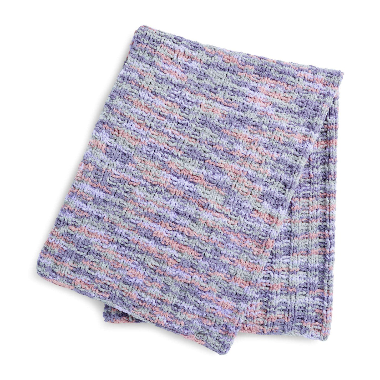 Bernat Waffle Stitch Knit Throw (Digital Download)