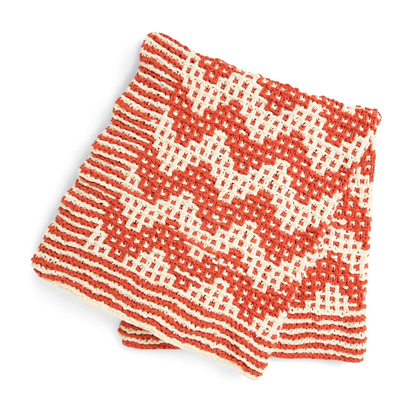 Bernat Mosaic Zig Zag Knit Blanket (Digital Download)