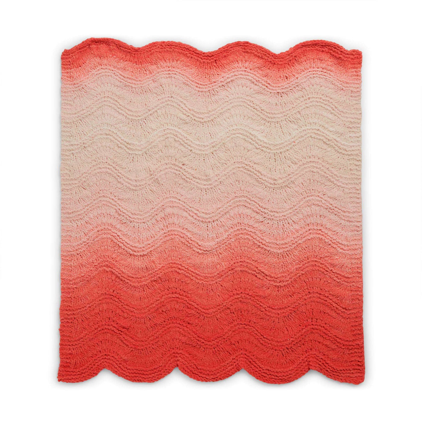 Bernat Gradation Variation Knit Chevron Blanket (Digital Download)