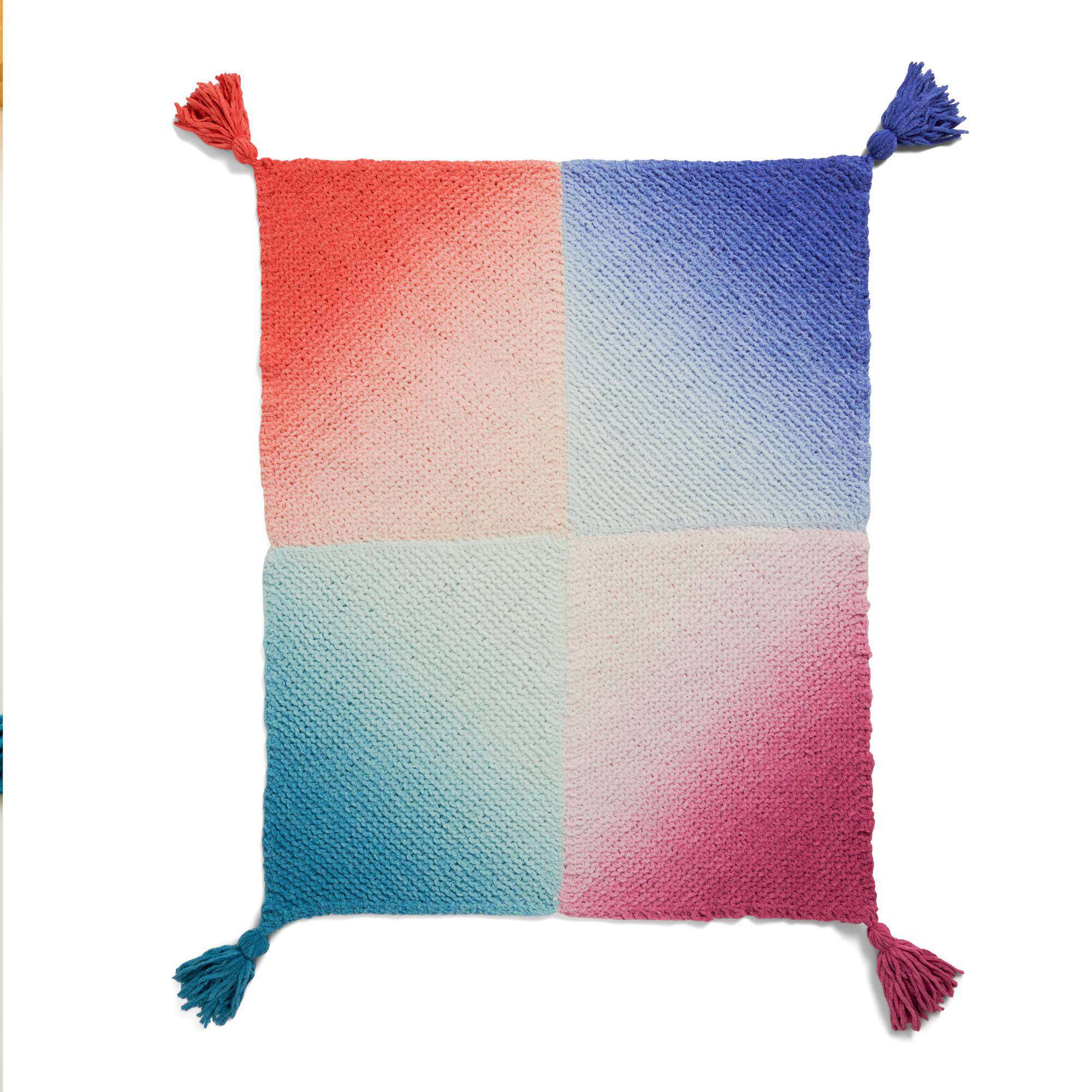 Bernat Fade Out Knit Blanket (Digital Download)