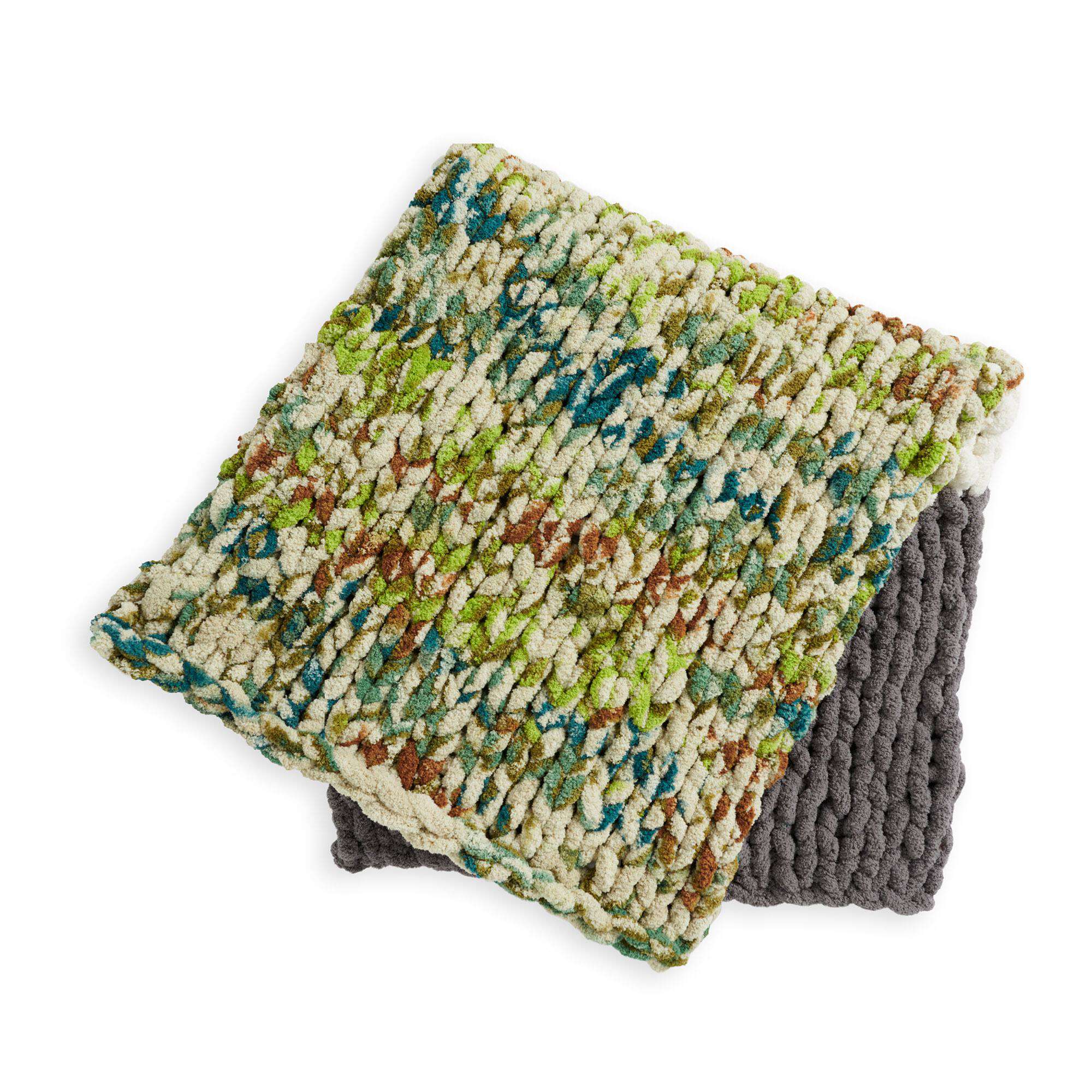 Bernat Bold Blocks Knit Blanket (Digital Download)