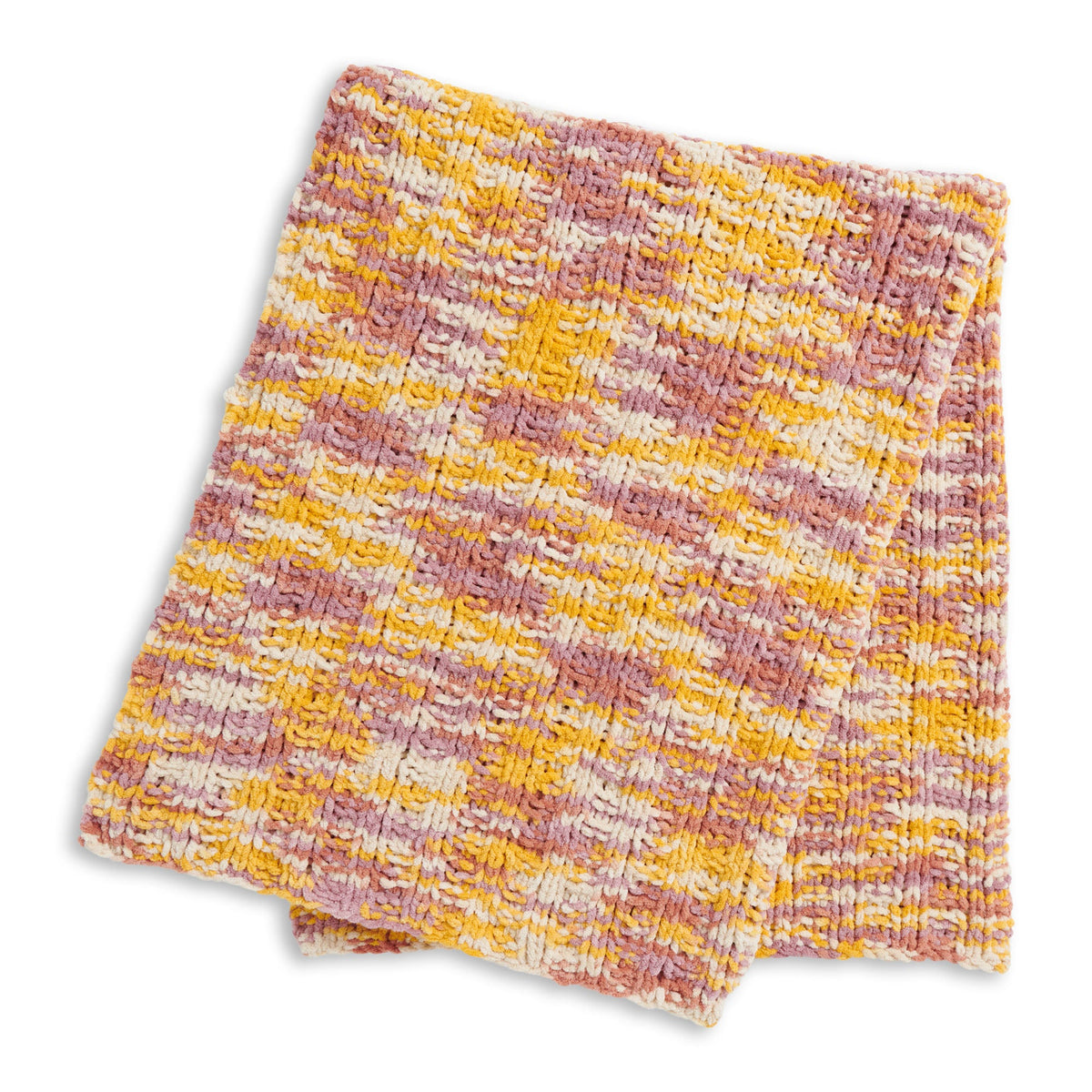 Bernat Waffle Rib Knit Blanket (Digital Download)