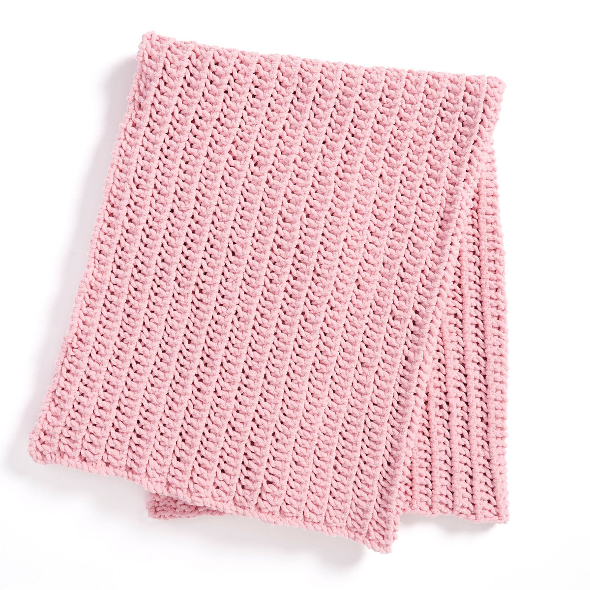 Bernat Beginner Eyelet Bliss Knit Blanket (Digital Download)