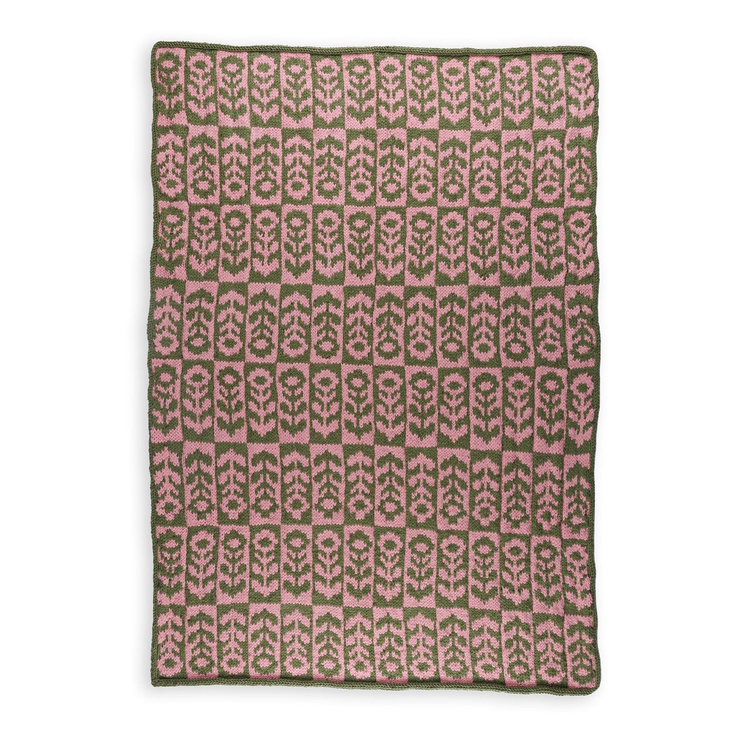 Bernat Cottage Blooms Knit Blanket (Digital Download)
