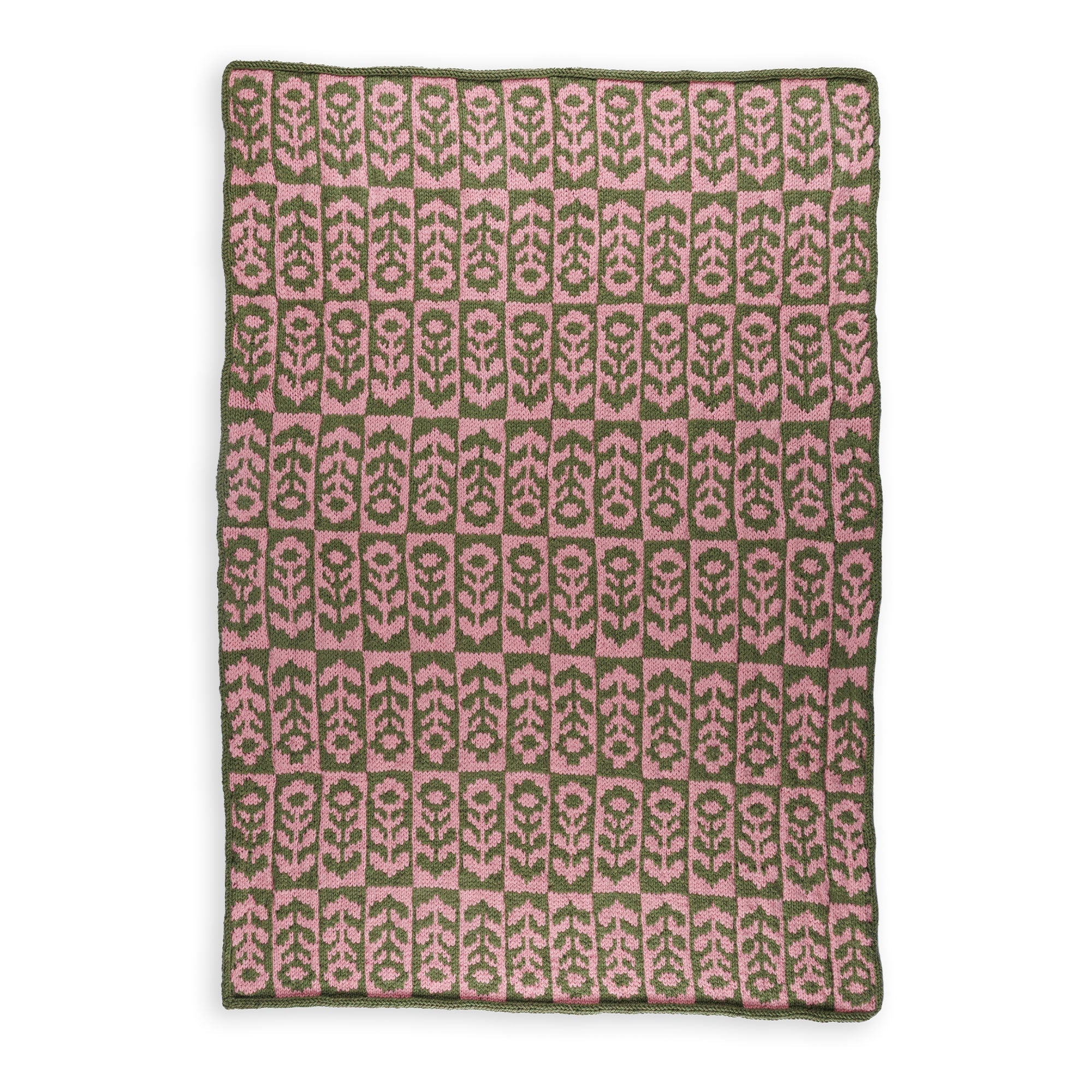 Bernat Cottage Blooms Knit Blanket (Digital Download)