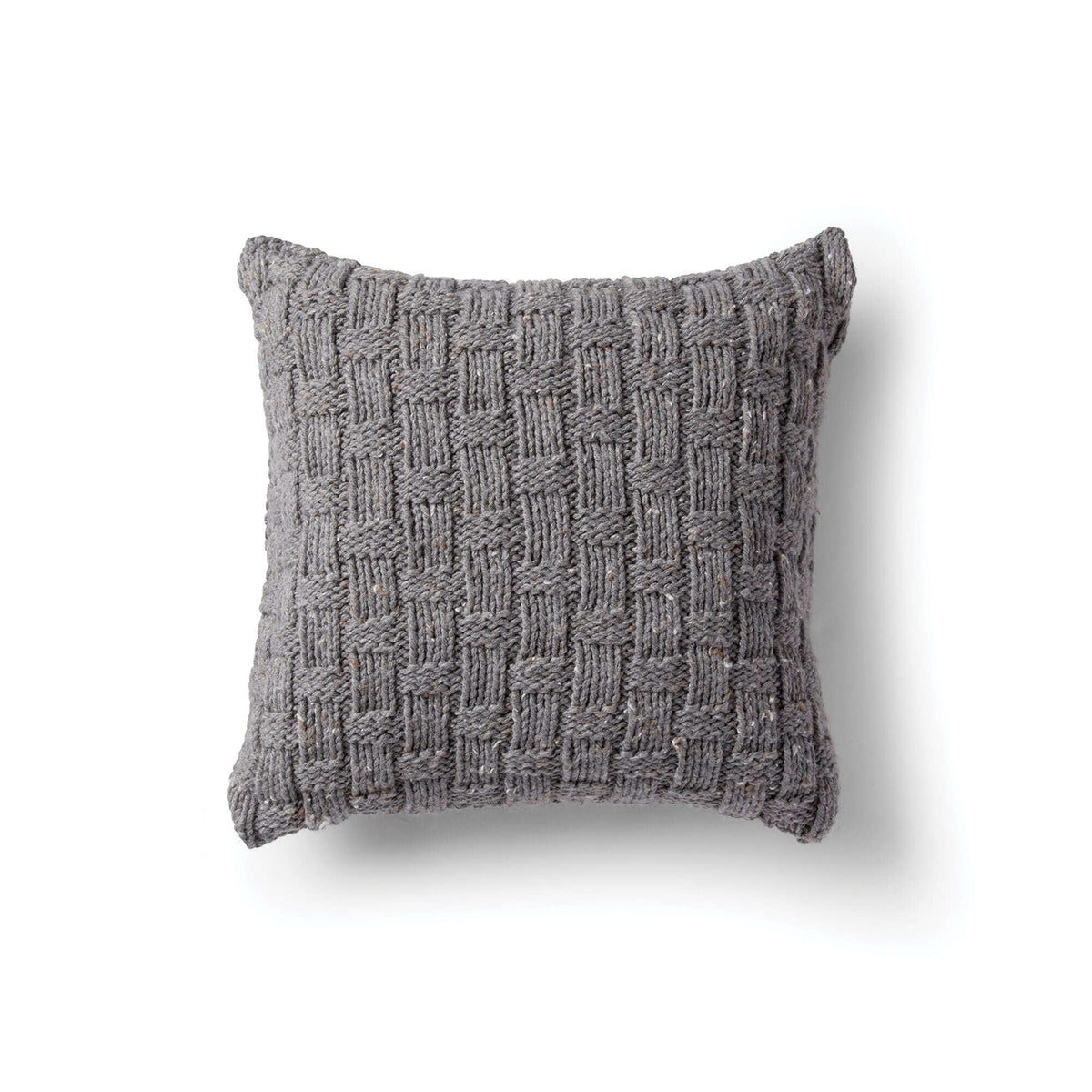 Bernat Woven Stitch Knit Pillow (Digital Download)