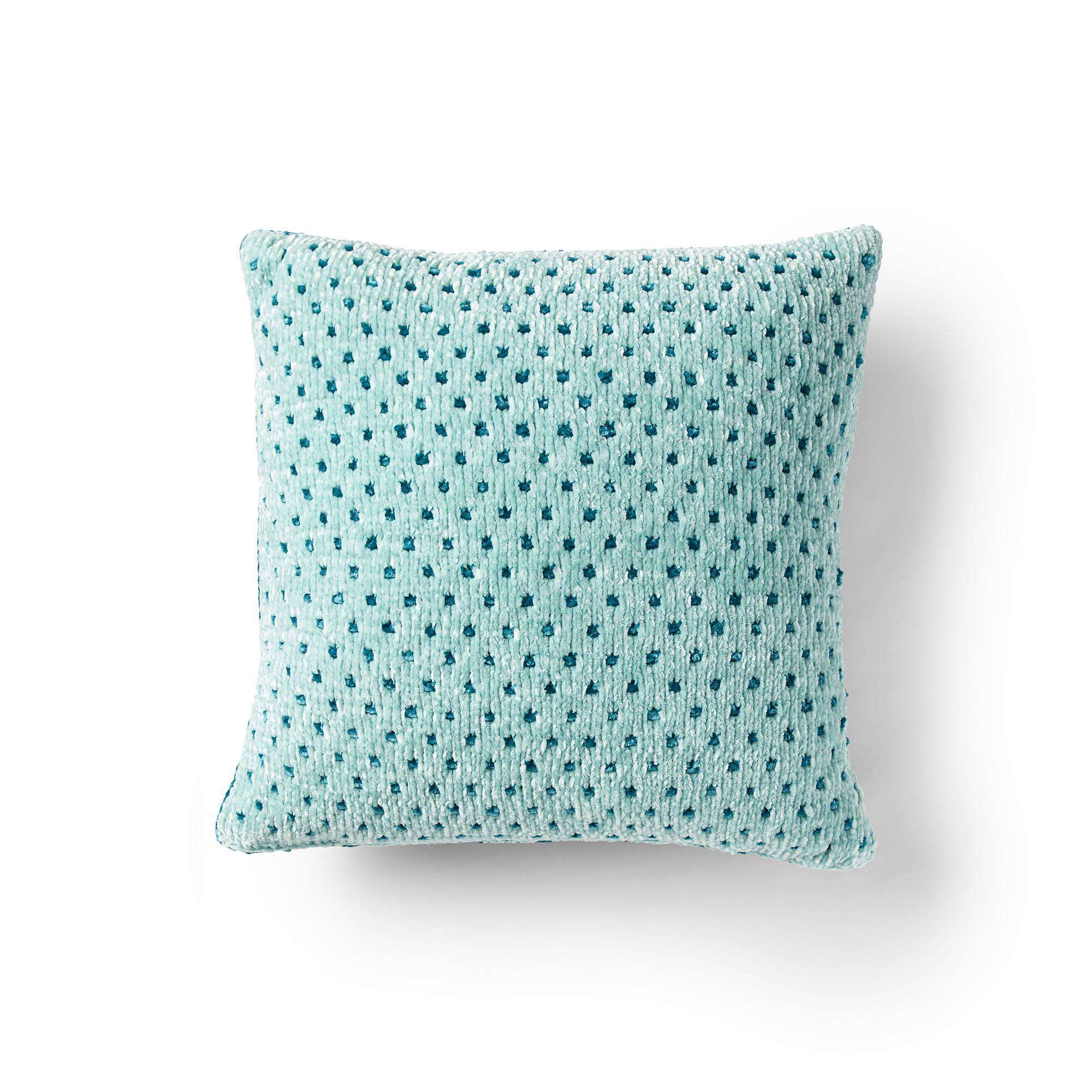 Bernat Pretty Polka-Dot Pillow (Digital Download)
