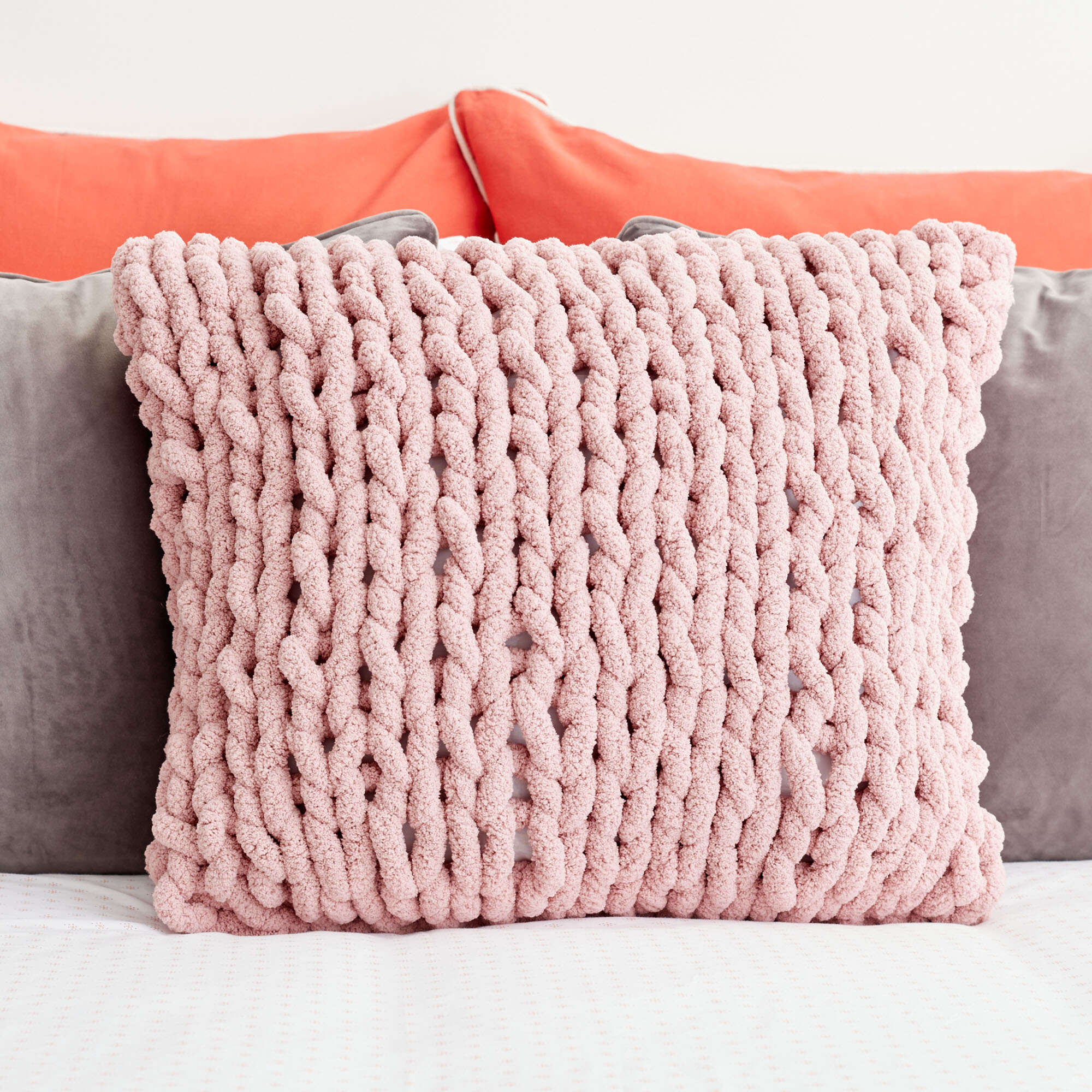 Bernat Simple Stitch Pillow (Digital Download)