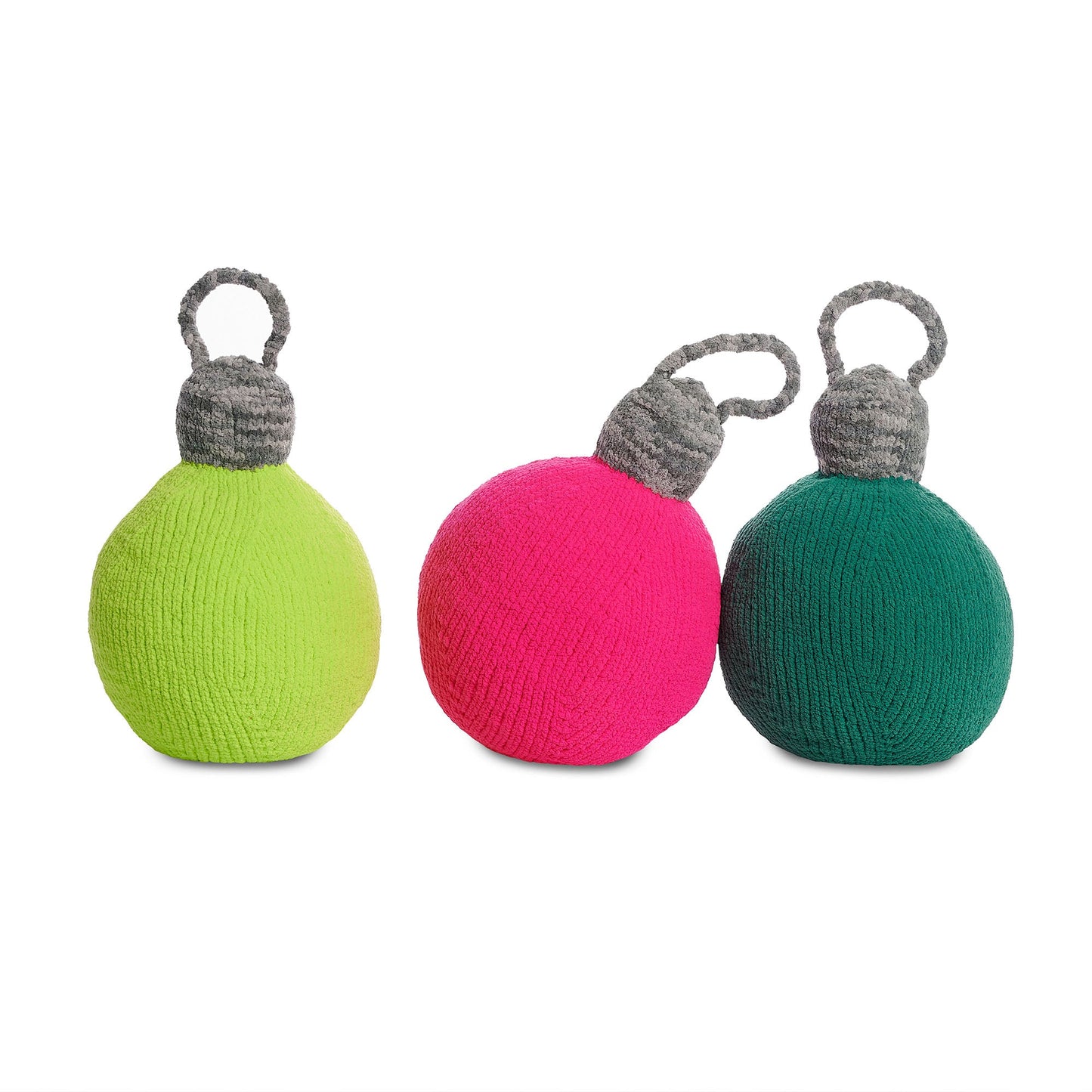 Bernat Jolly Bauble Knit Pillow (Digital Download)