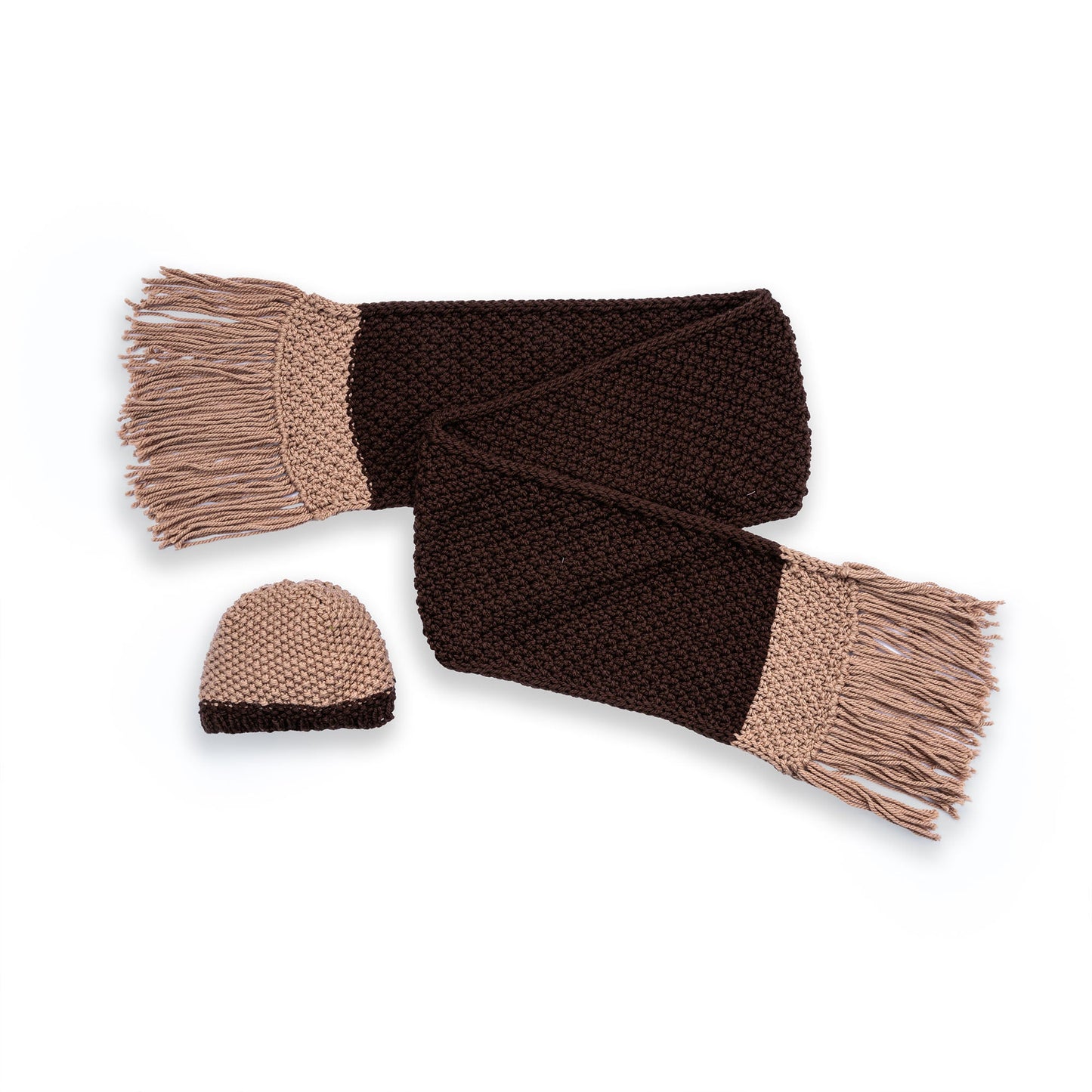 Bernat City Chic Knit Hat and Scarf Set (Digital Download)