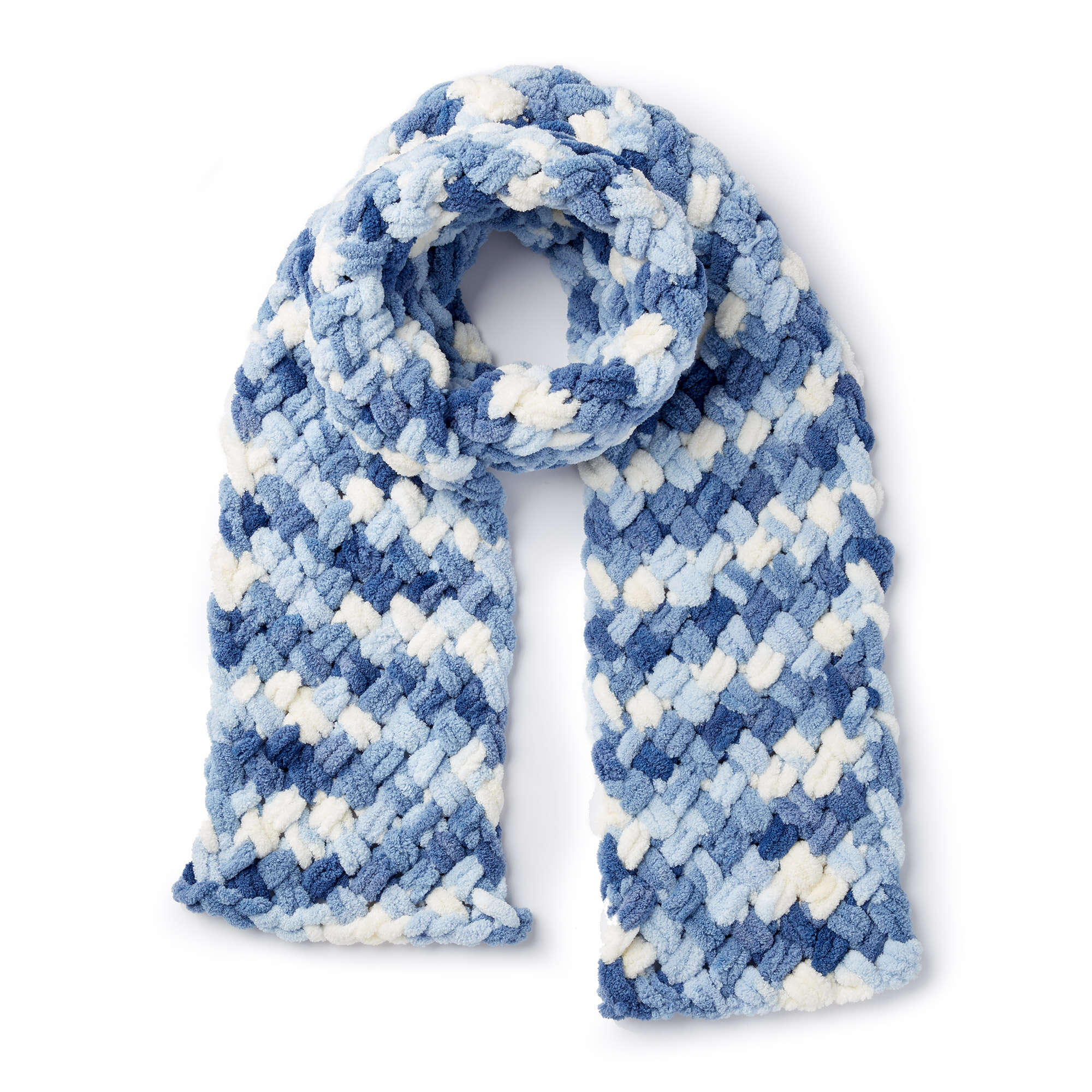 Bernat Craft Alize EZ Criss-Cross Scarf (Digital Download)