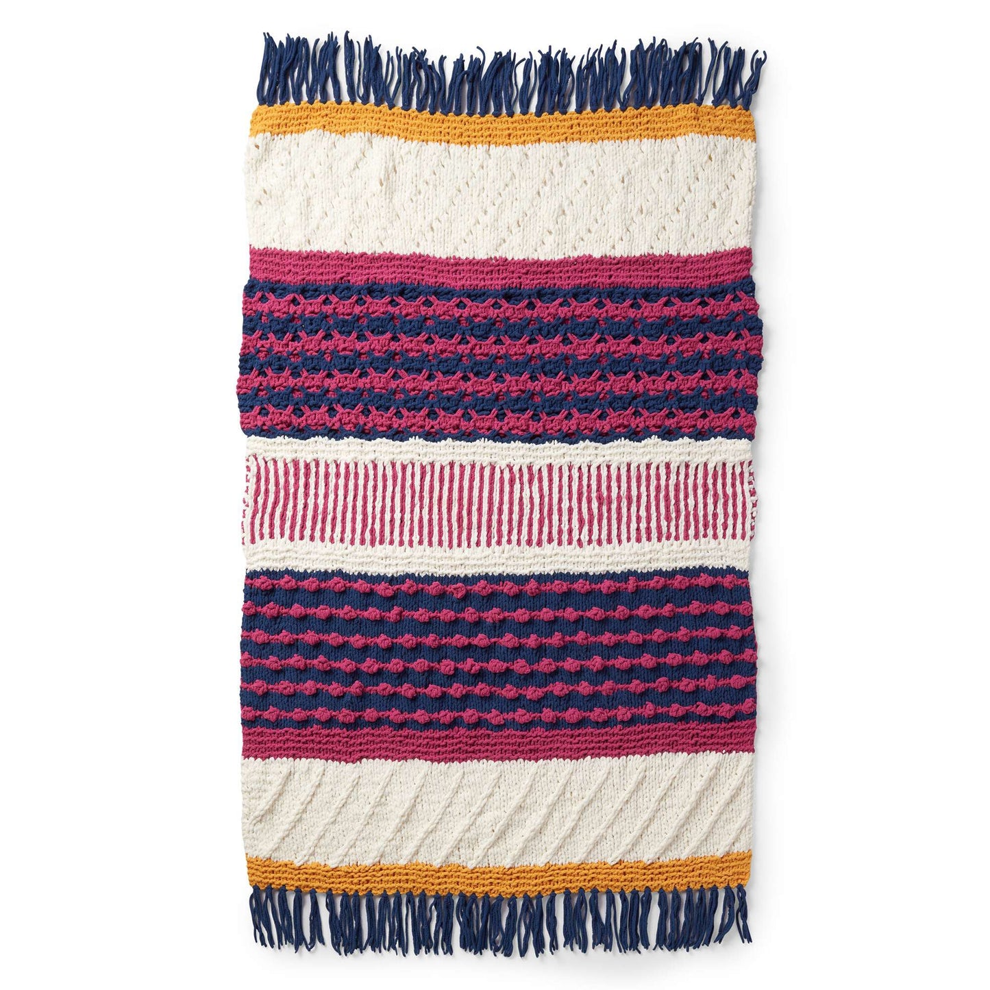 Bernat Festive Textures Knit Blanket (Digital Download)