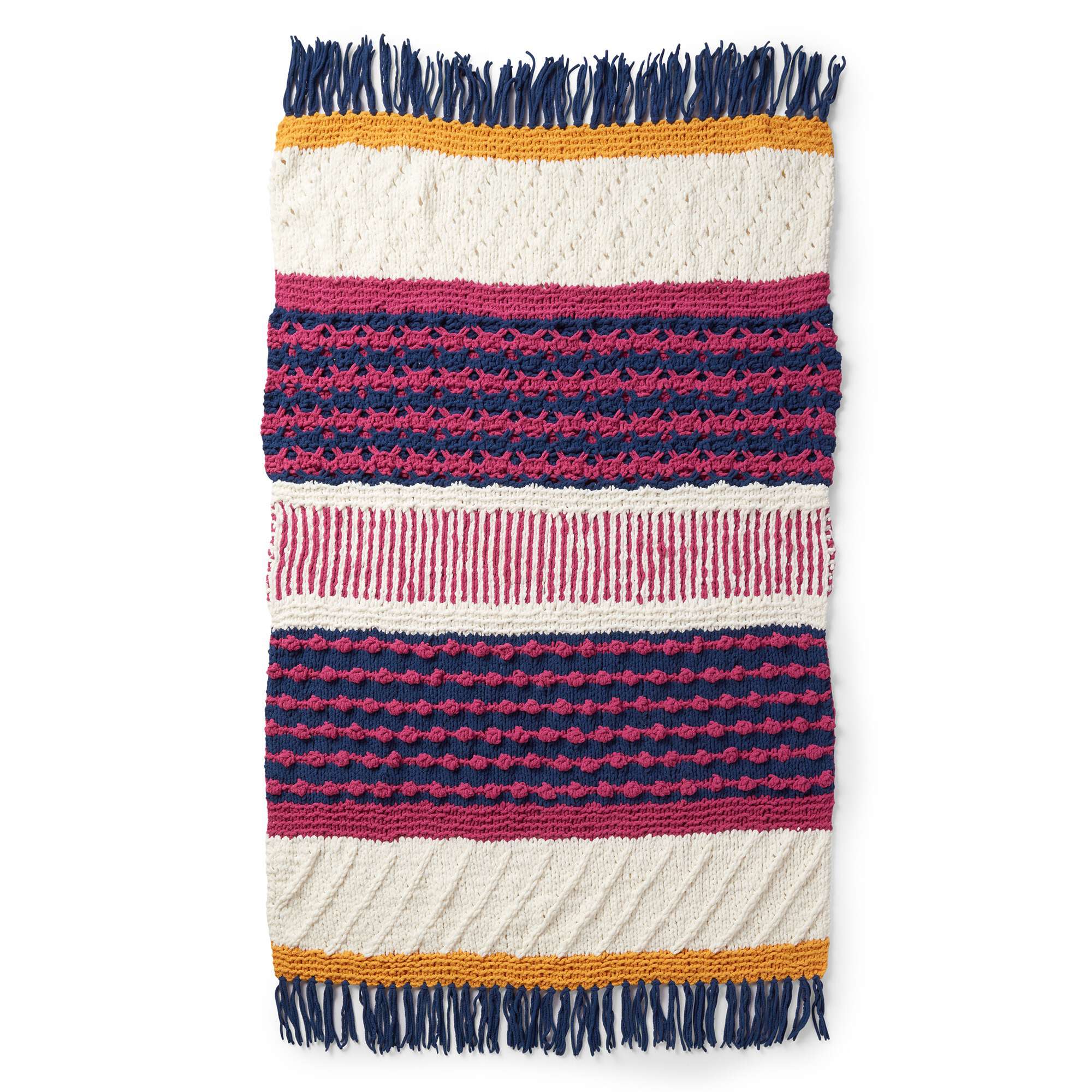 Bernat Festive Textures Knit Blanket (Digital Download)