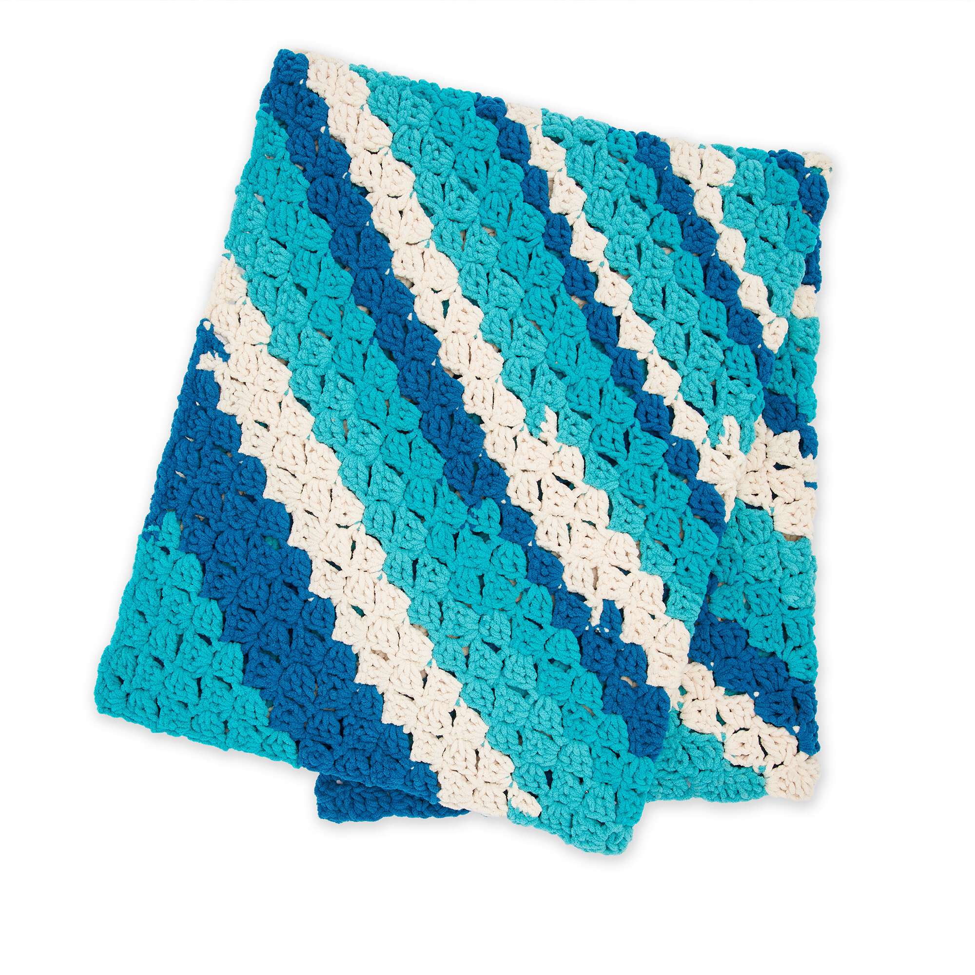 Bernat Striped C2C Crochet Blanket (Digital Download)