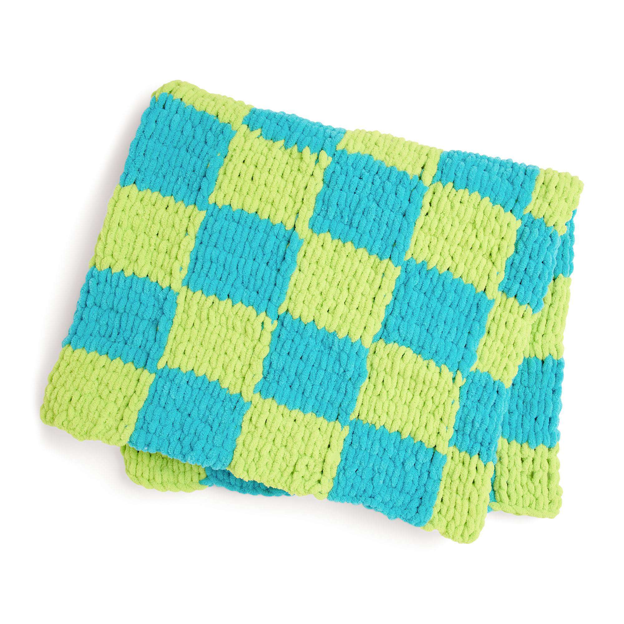 Bernat Craft EZ Checked Blanket (Digital Download)