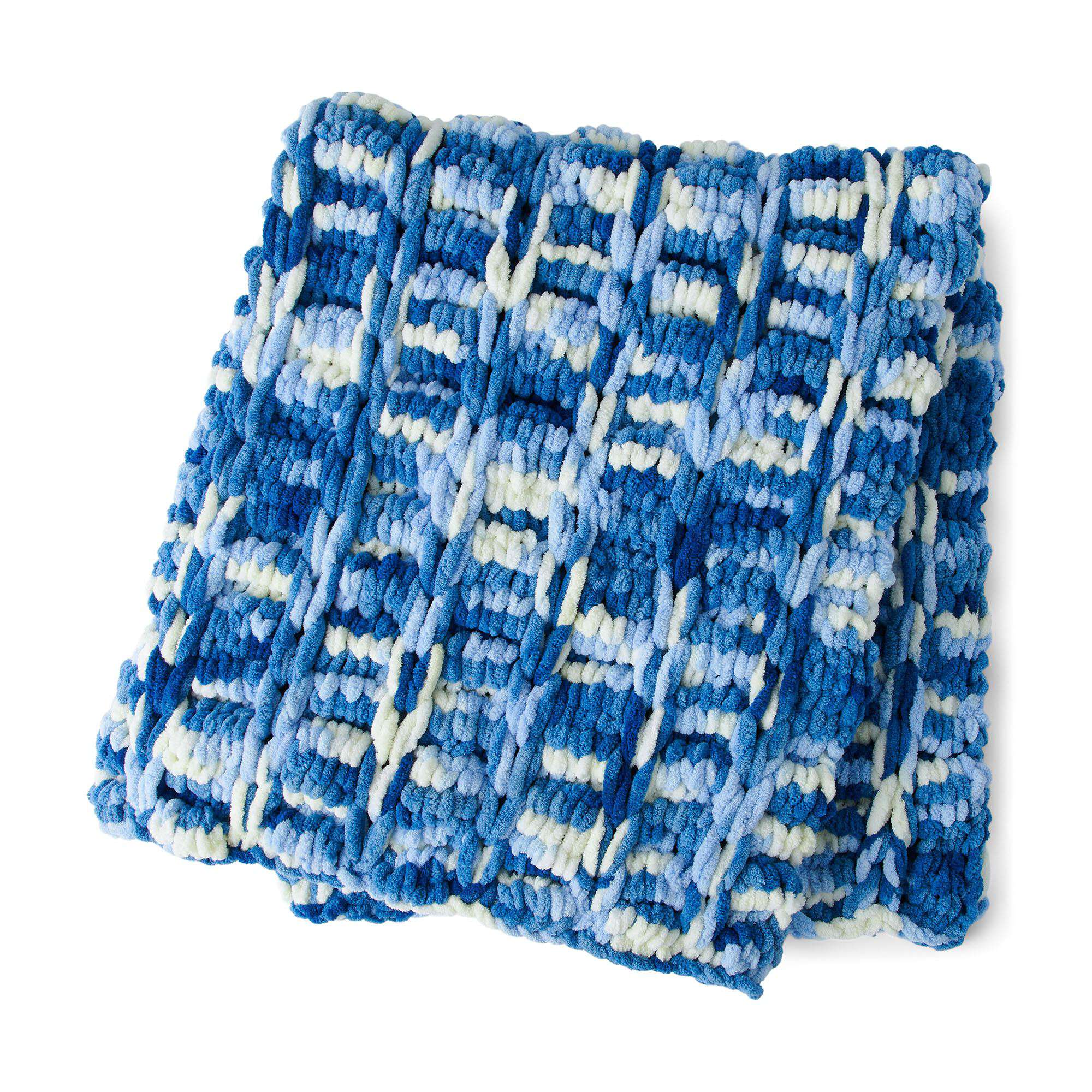 Bernat Craft Ladder and Loop EZ Blanket (Digital Download)