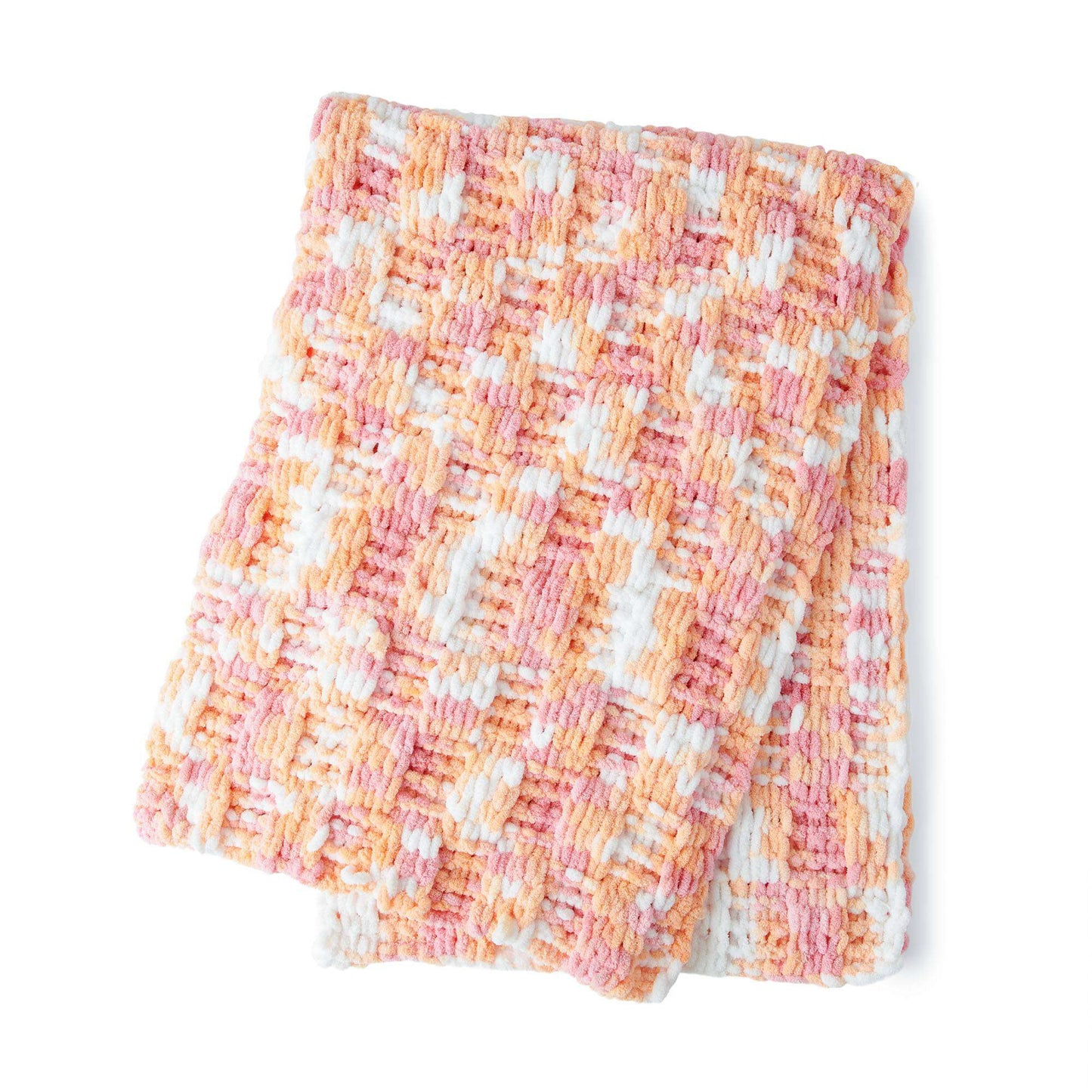 Bernat Craft EZ Basket Weavy Box Stitch Blanket (Digital Download)