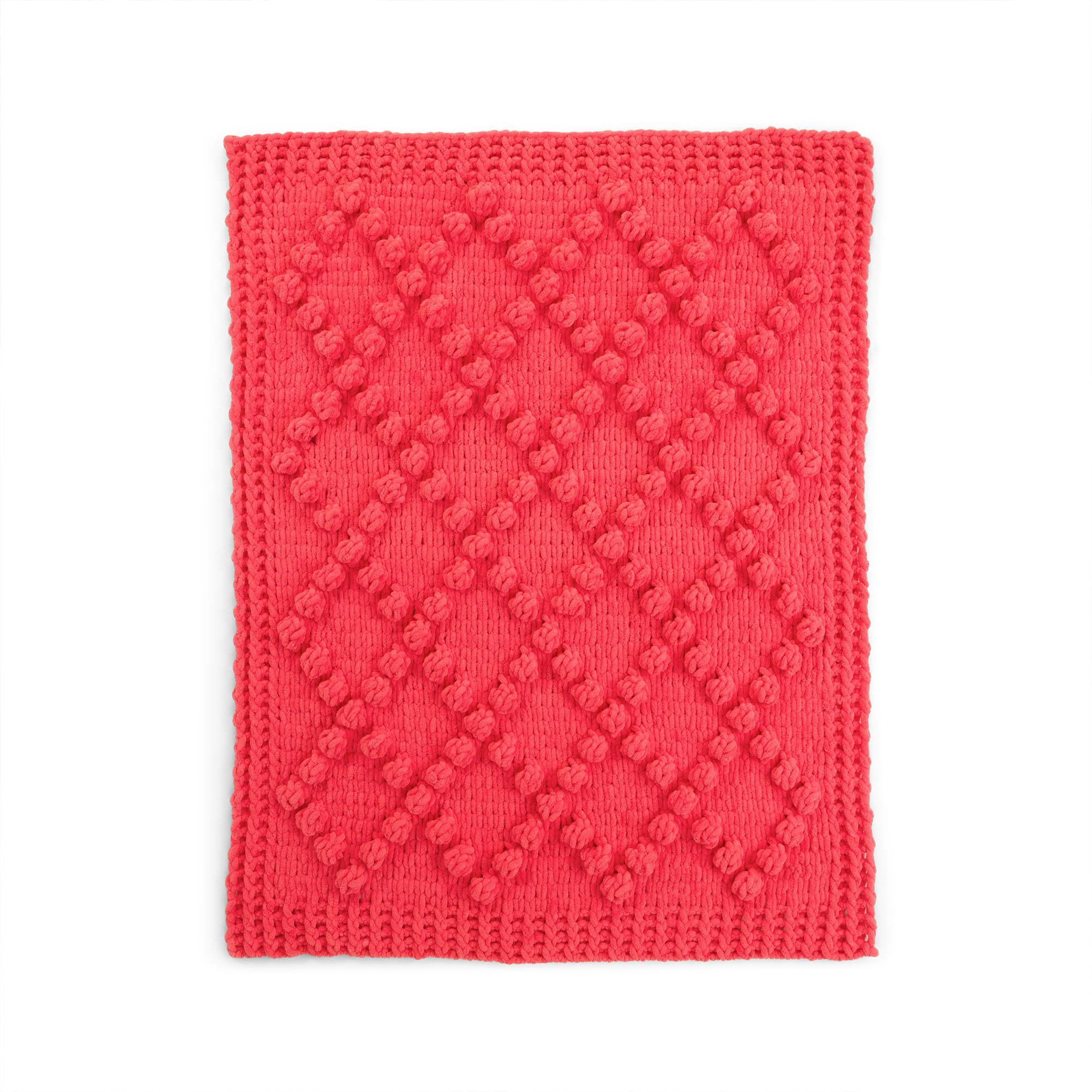 Bernat Craft EZ Bobble Diamond Blanket (Digital Download)