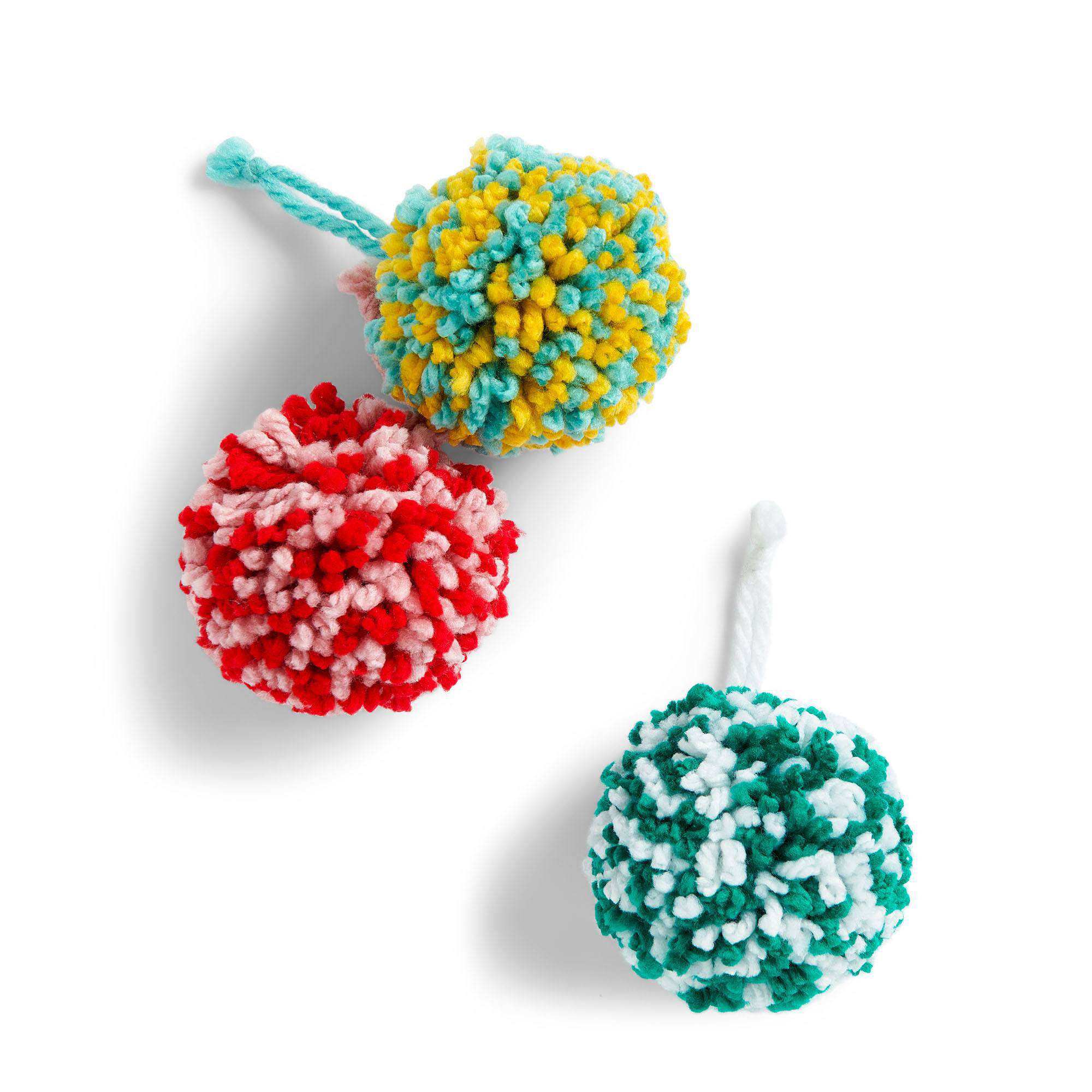 Bernat Craft Pompom Tree Ornaments (Digital Download)