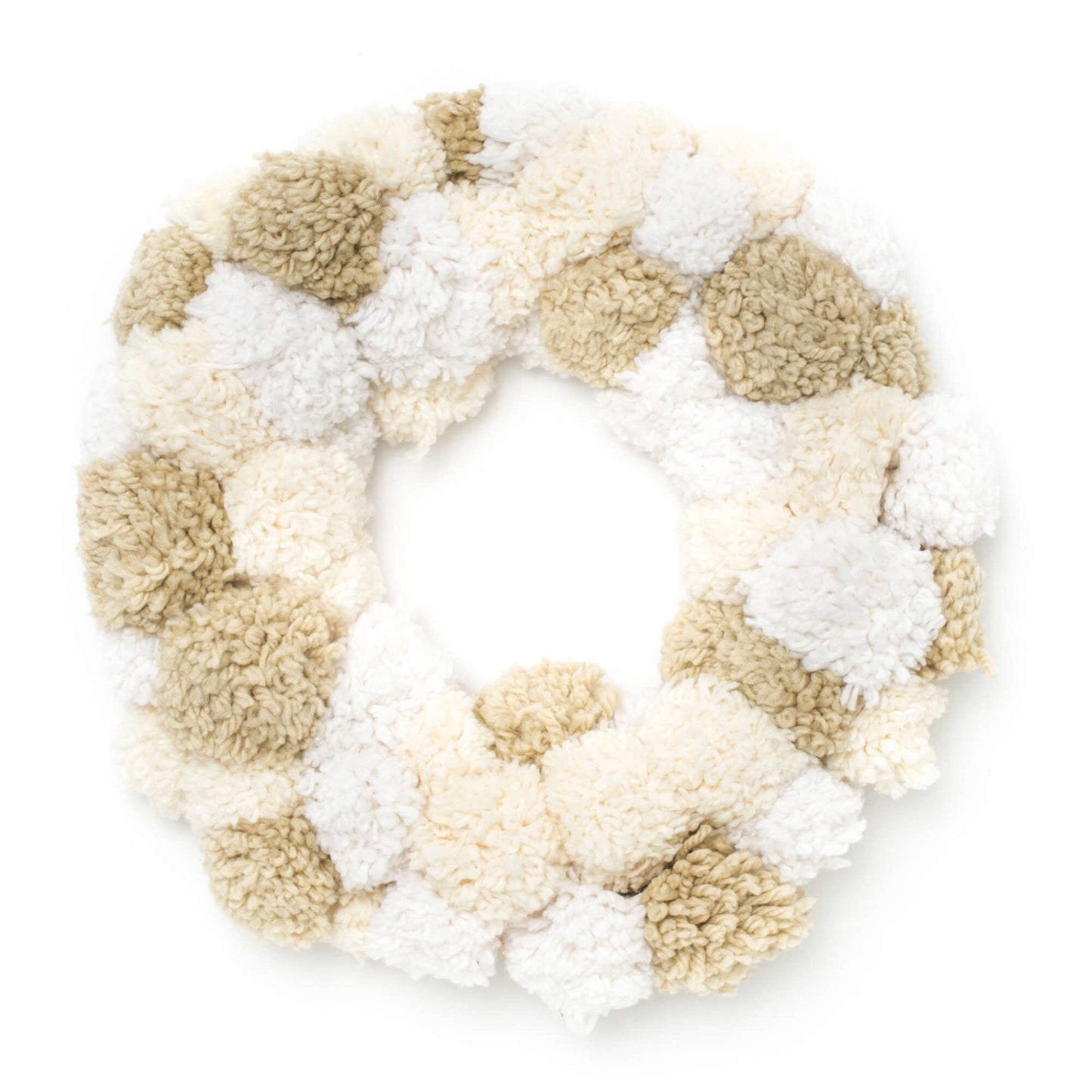Bernat Craft Pompom Wreath (Digital Download)