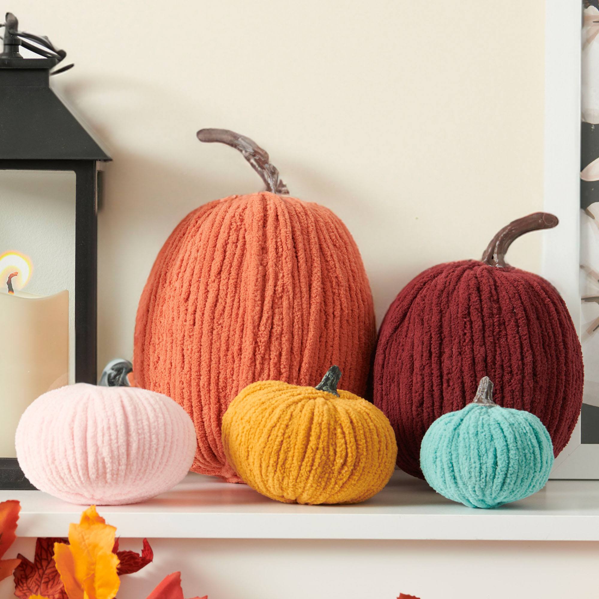Bernat Yarn Wrapped Pumpkins (Digital Download)