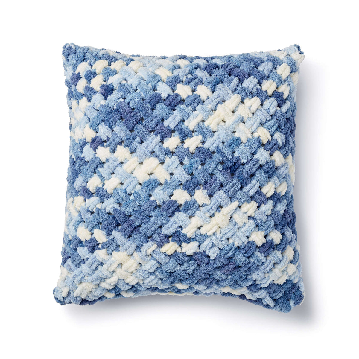 Bernat Alize EZ Criss-Cross Pillow (Digital Download)