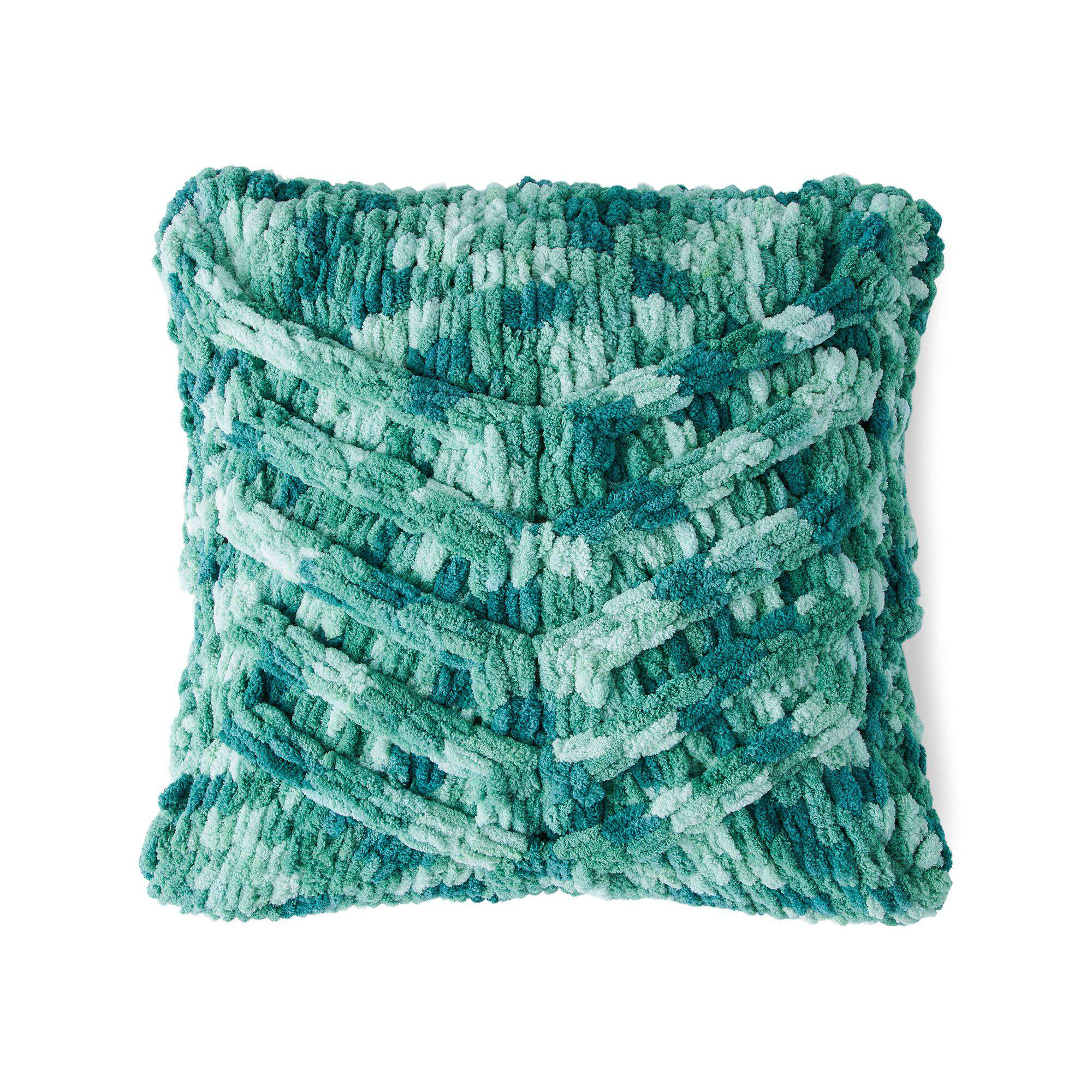 Bernat Craft Chevron Cable EZ Pillow (Digital Download)