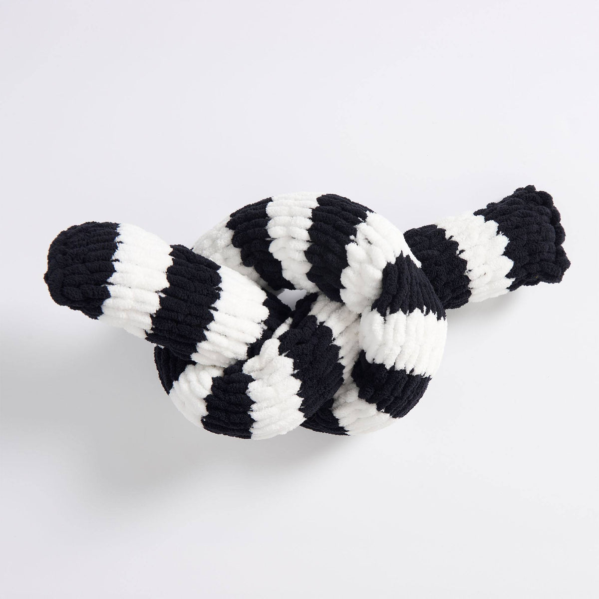 Bernat EZ Knit Striped Knot Pillow (Digital Download)
