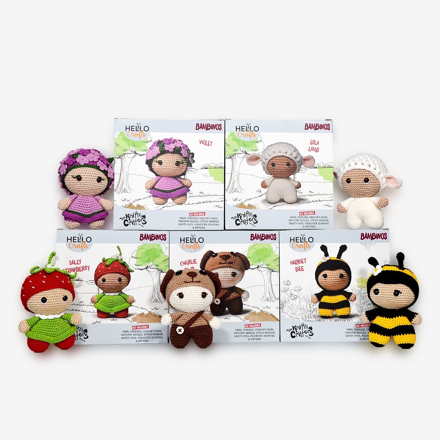 COMPLETE COLLECTION- Bambinos Crochet Kits