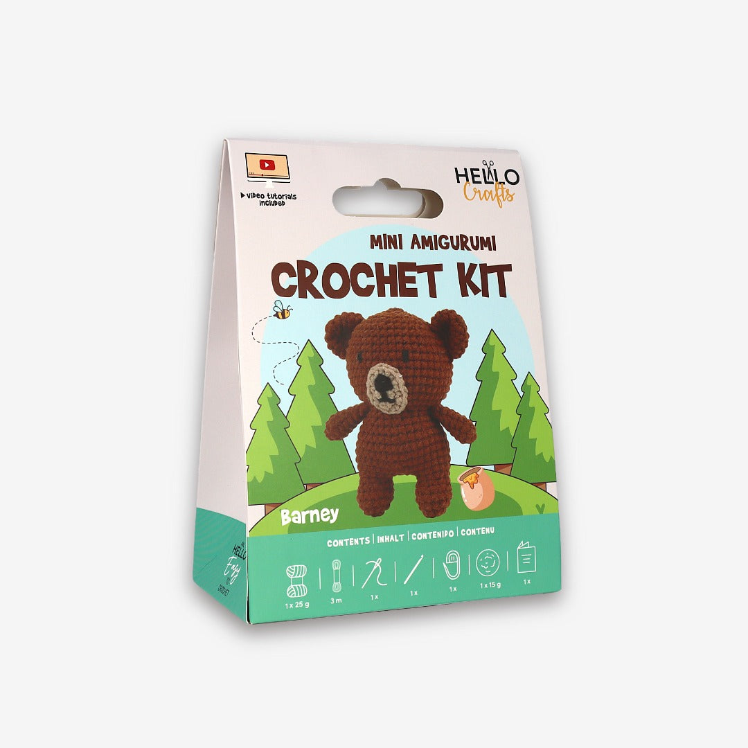 Mini Amigurumi Crochet Kit - Barney