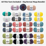 The MEGA BUNDLE Bernat Box - 5kg of specially selected Bernat Yarns