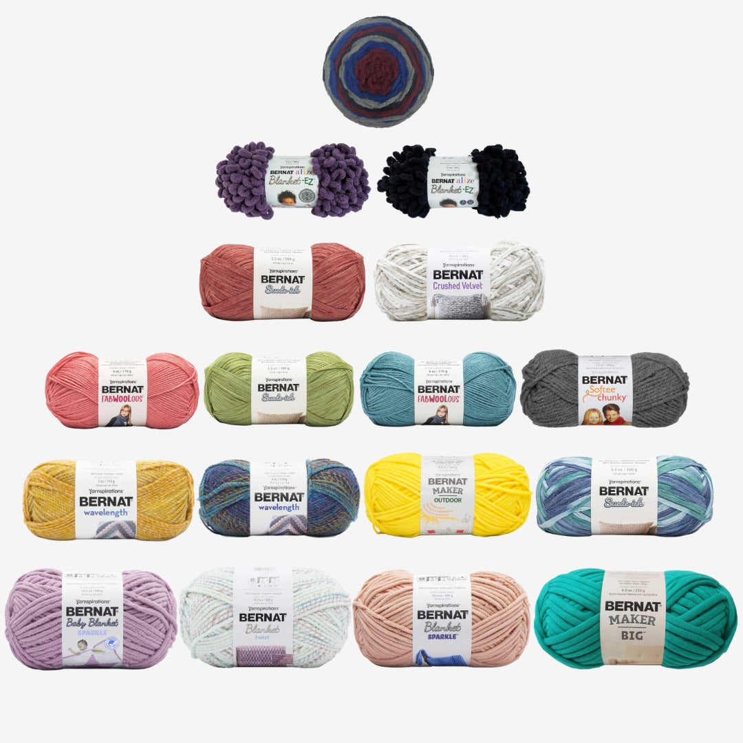 The MEGA BUNDLE Bernat Box - 5kg of specially selected Bernat Yarns