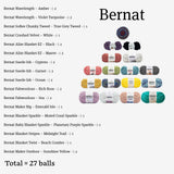 The MEGA BUNDLE Bernat Box - 5kg of specially selected Bernat Yarns