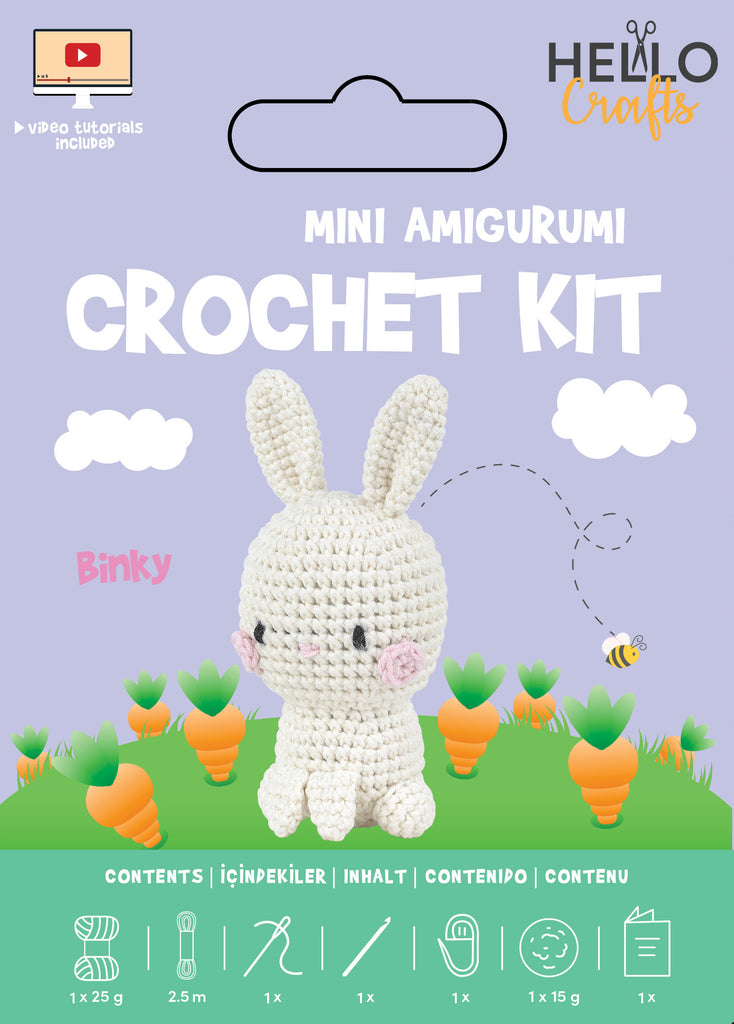 Mini Amigurumi Crochet Kit - Binky