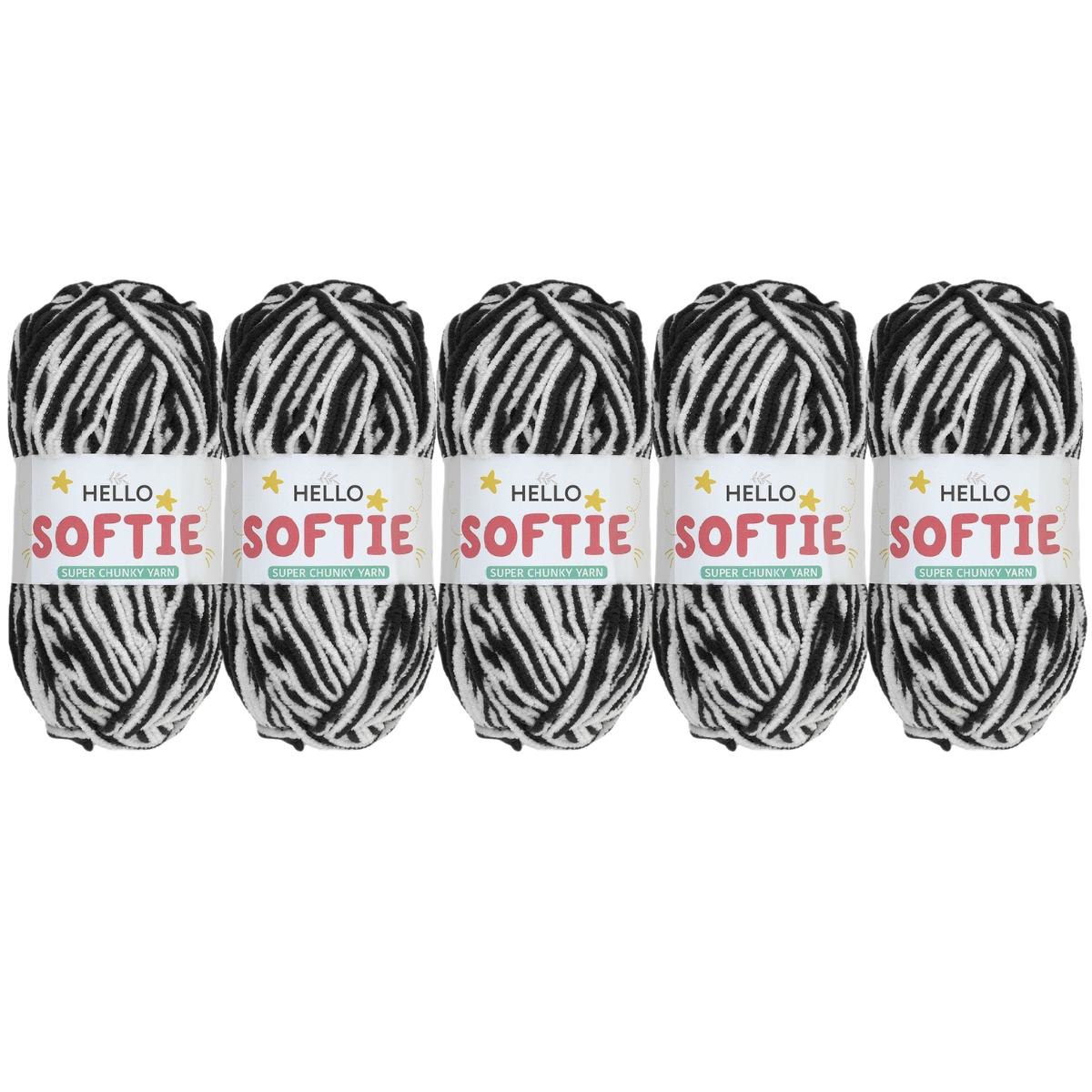 Hello Softie Ombre Super Chunky Yarn 5 x 100g